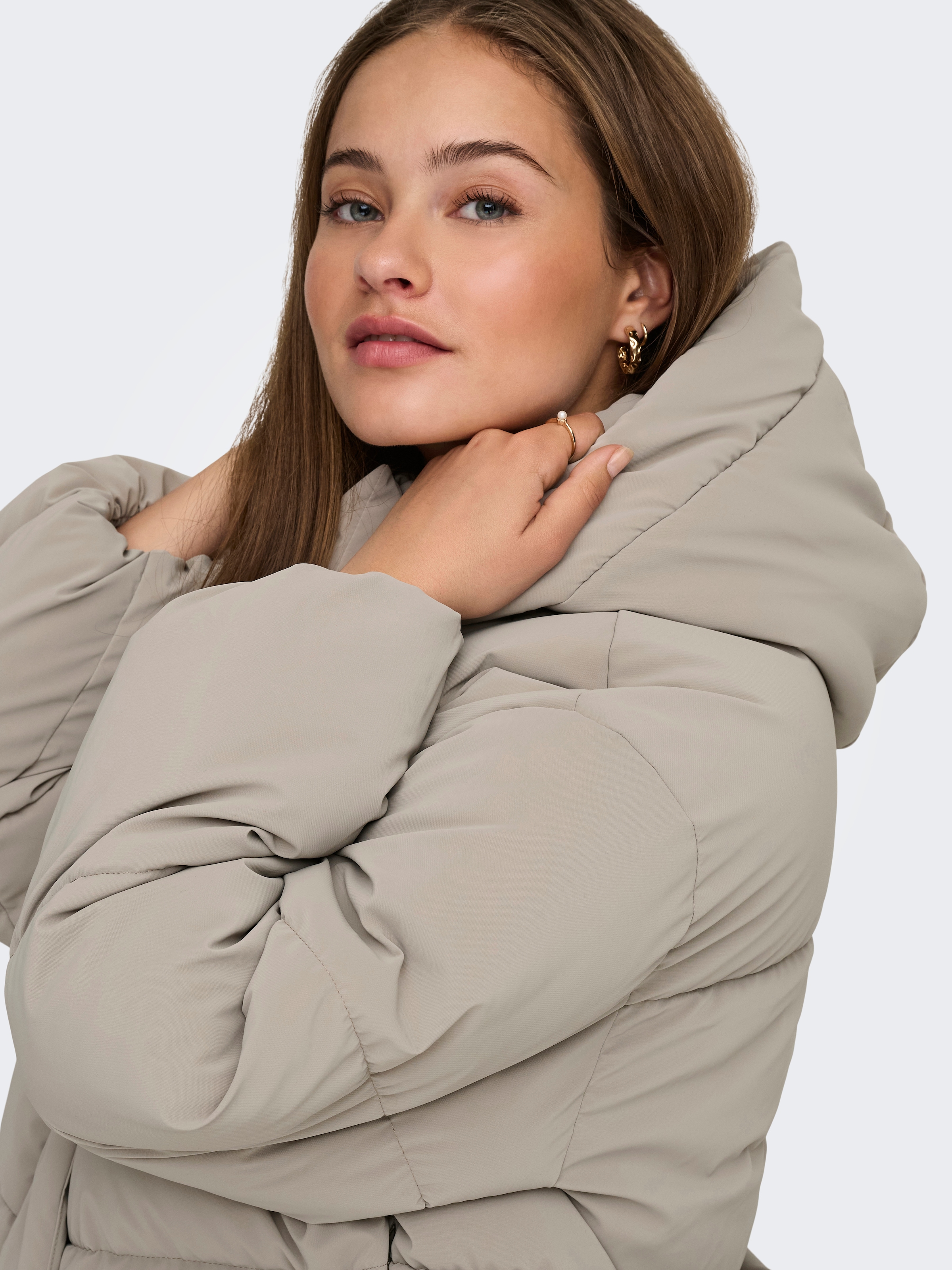 ONLY Steppjacke »ONLDIXIE LIFE PUFFER JACKET CC OTW« mit Kapuze