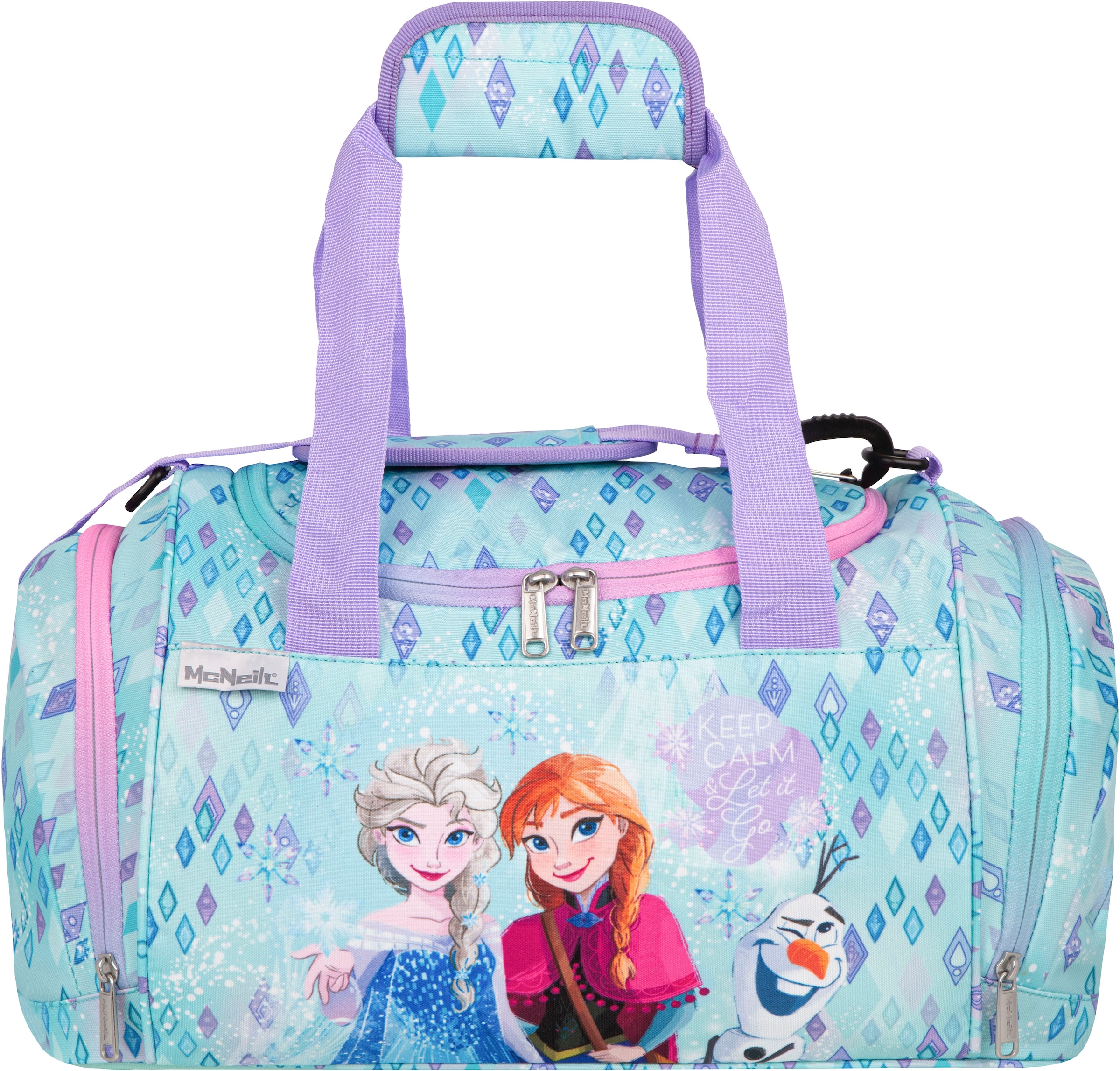 McNeill Sporttasche "Neu, Disney, Frozen", für Schule, Sport und Freizeit