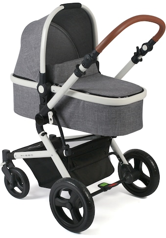 CHIC4BABY Kombi-Kinderwagen »Passo Melange Grau«...