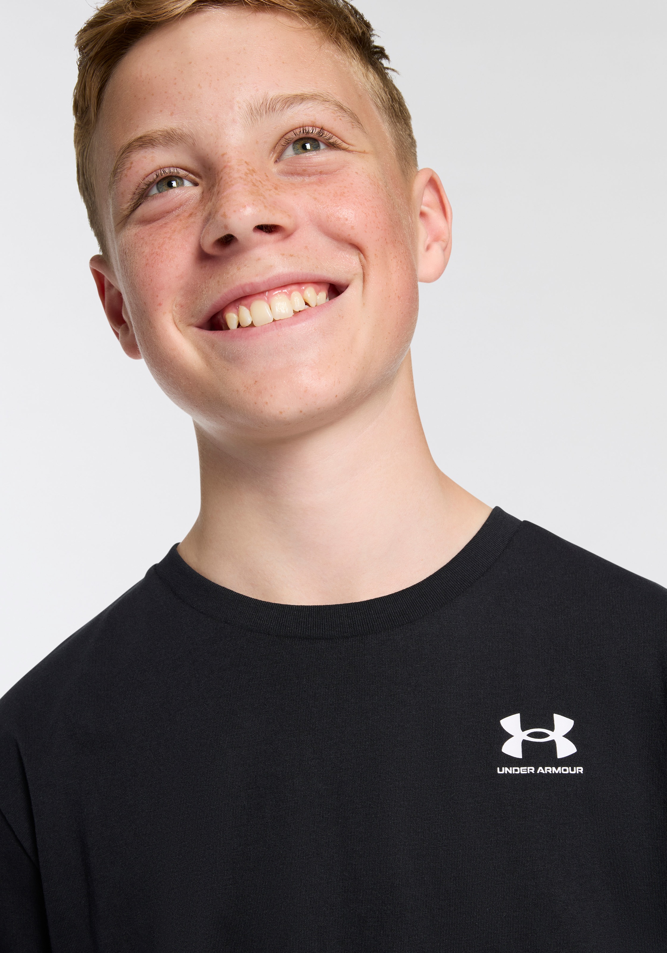 Thumbnail - Under Armour T-Shirt "UA B SPORTSTYLE LC SS" für Jugendliche, sportlicher Stil, mit Logodrucken, Kurzarm