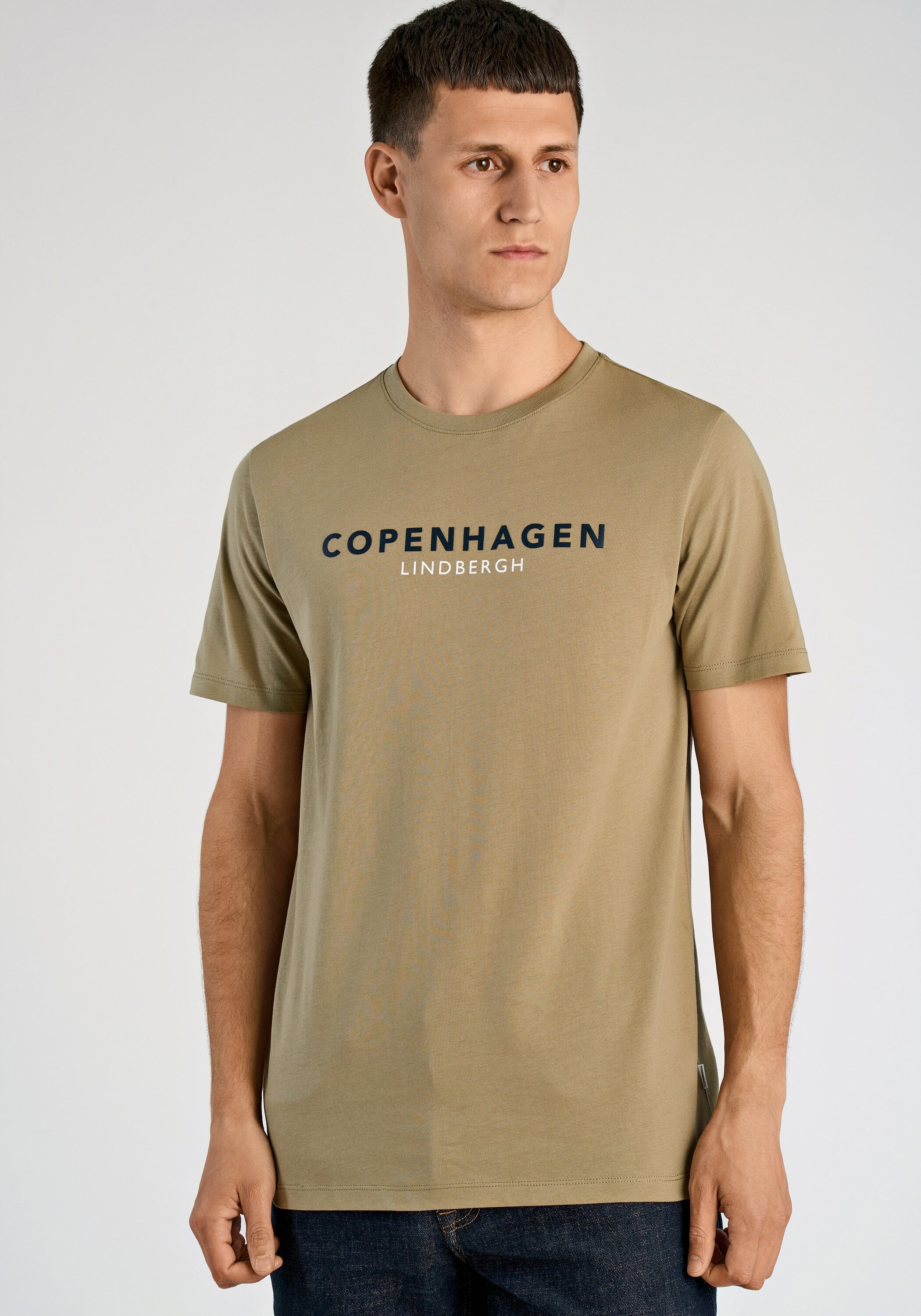 LINDBERGH Kurzarmshirt "T-Shirt (Kurzarm) Relaxed Fit"