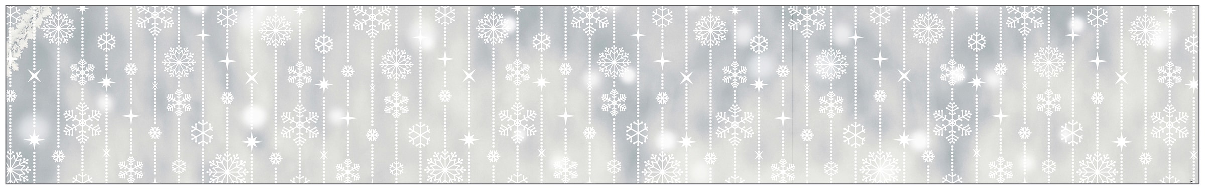 MySpotti Fensterfolie »Look x kaufen statisch white«, haftend halbtransparent, Schneeflocken | 30 200 glattstatisch cm, haftend, BAUR
