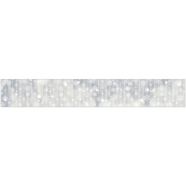 MySpotti Fensterfolie »Look Schneeflocken white«, halbtransparent,  glattstatisch haftend, 200 x 30 cm, statisch haftend kaufen | BAUR