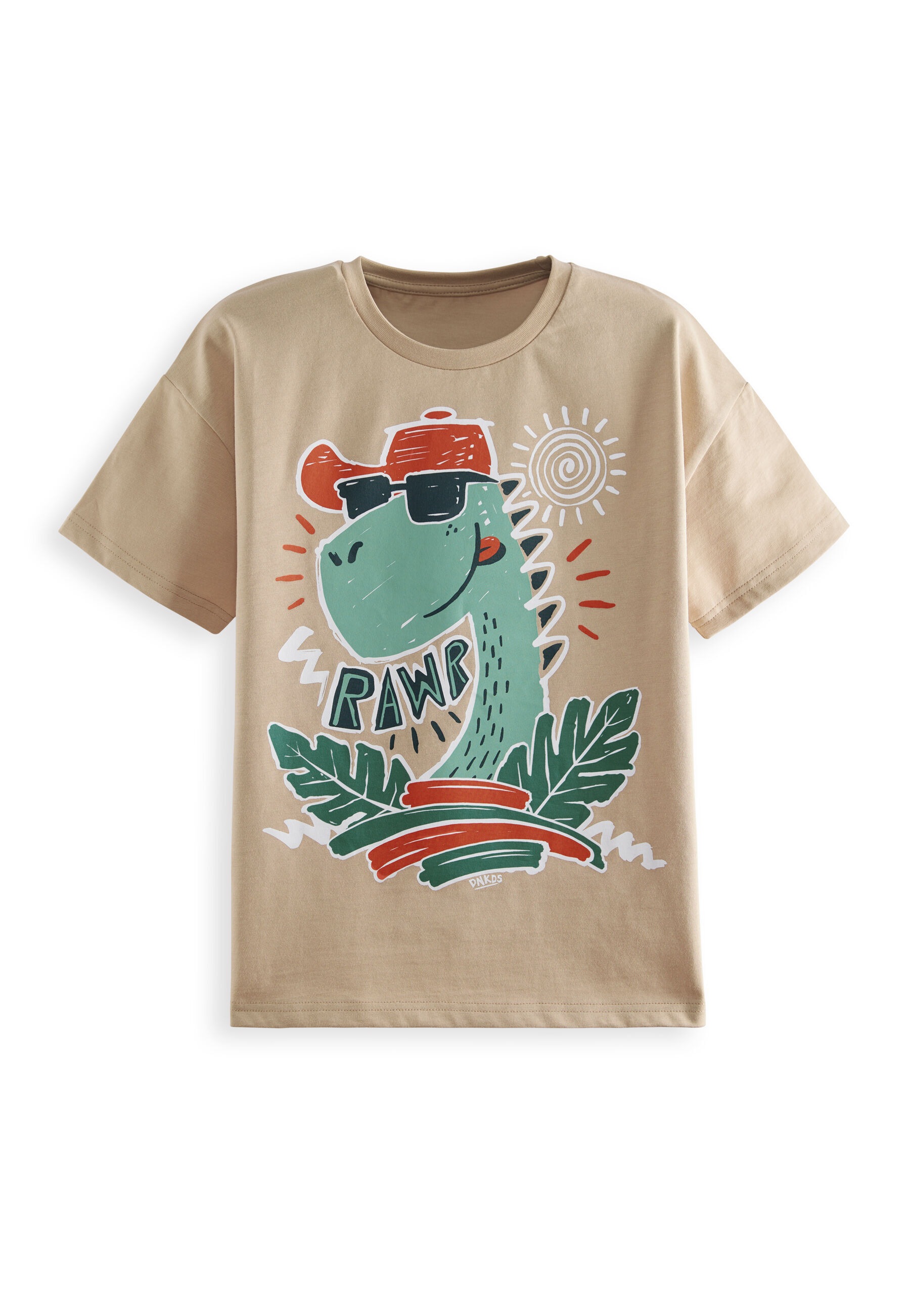 Denokids Hausanzug »Summer Dino«, (2 tlg.), mit lustigem Dino-Aufdruck