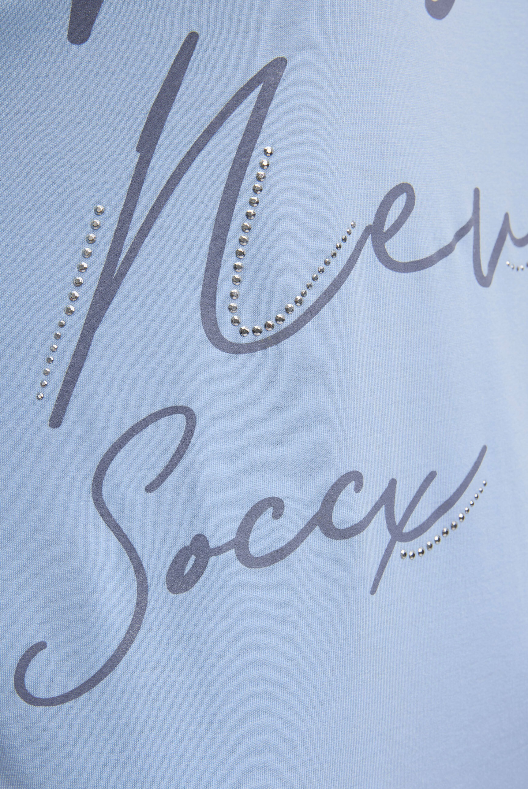 SOCCX Rundhalsshirt mit überschnittenen Schultern