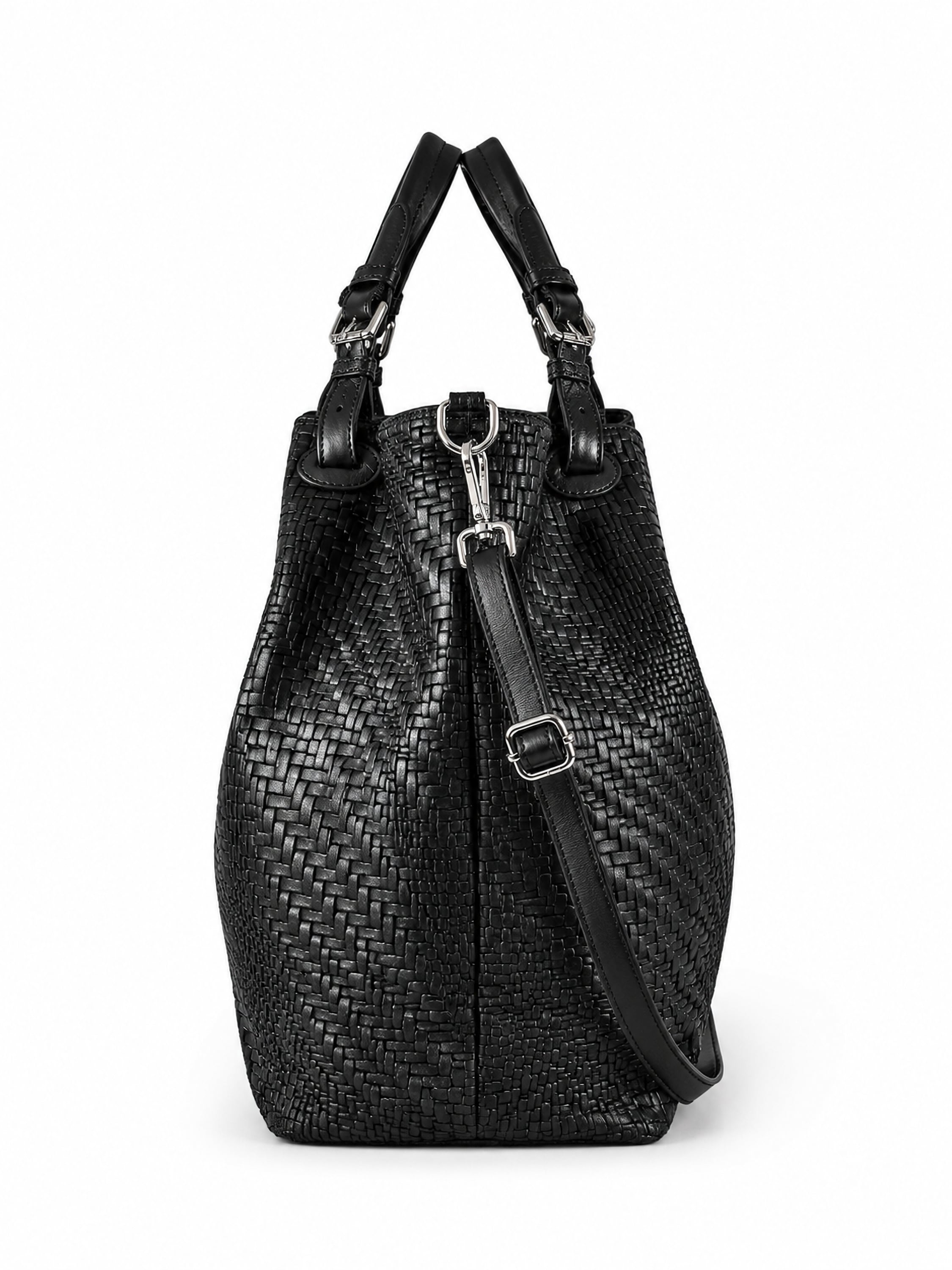 COLLEZIONE ALESSANDRO Schultertasche »Square« in modischer Flechtoptik