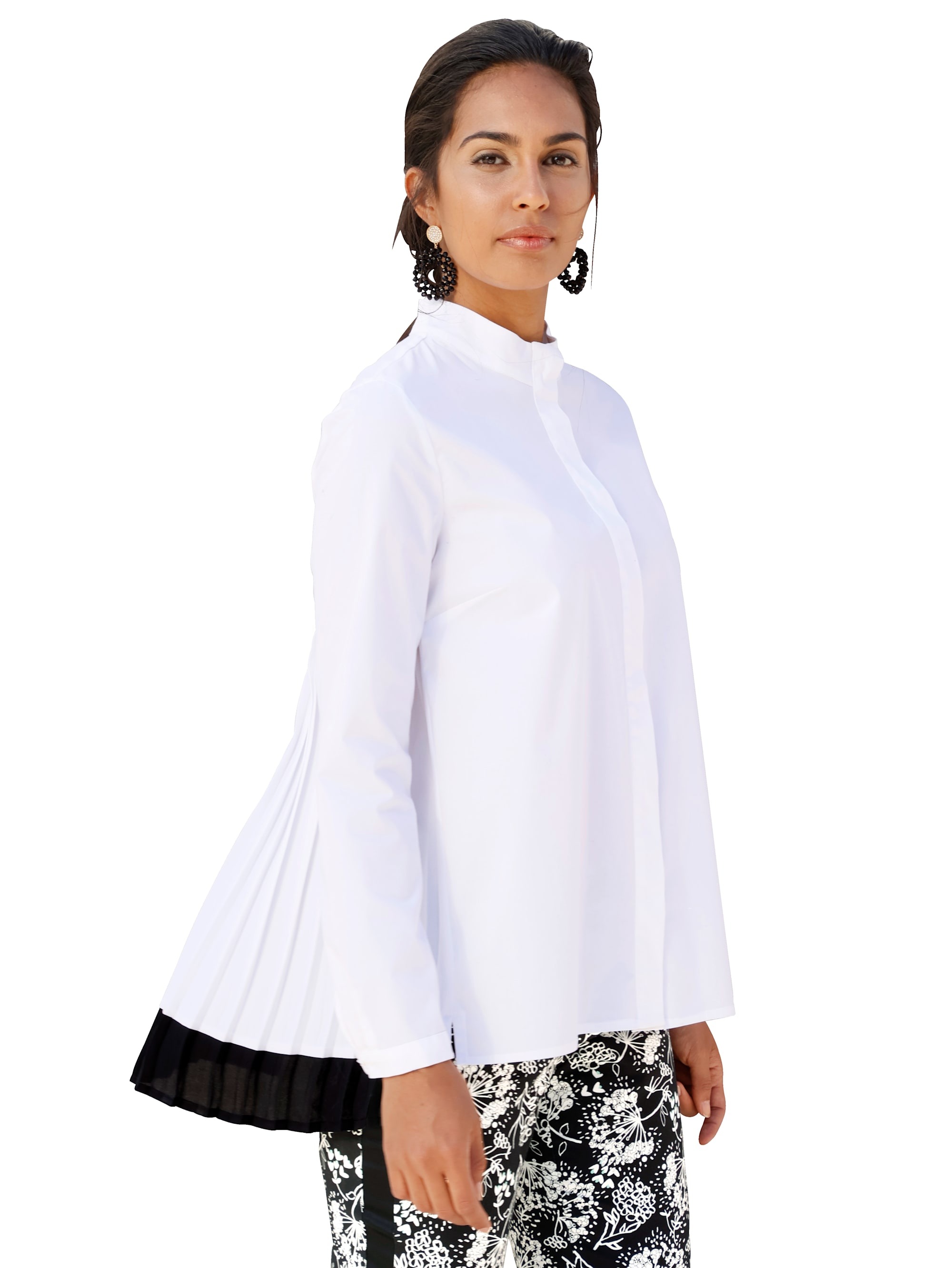 Plisseeblusen Online Kaufen Bluse Mit Plissee Armeln Baur