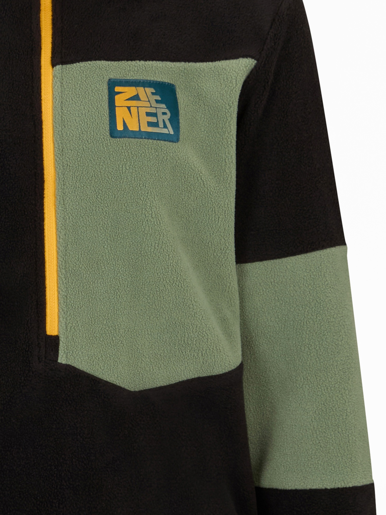 Ziener Sweatshirt »JAMINO-Z JUNIOR«, Fleece, wärmend, elastisch, halber Front-Reißverschluss
