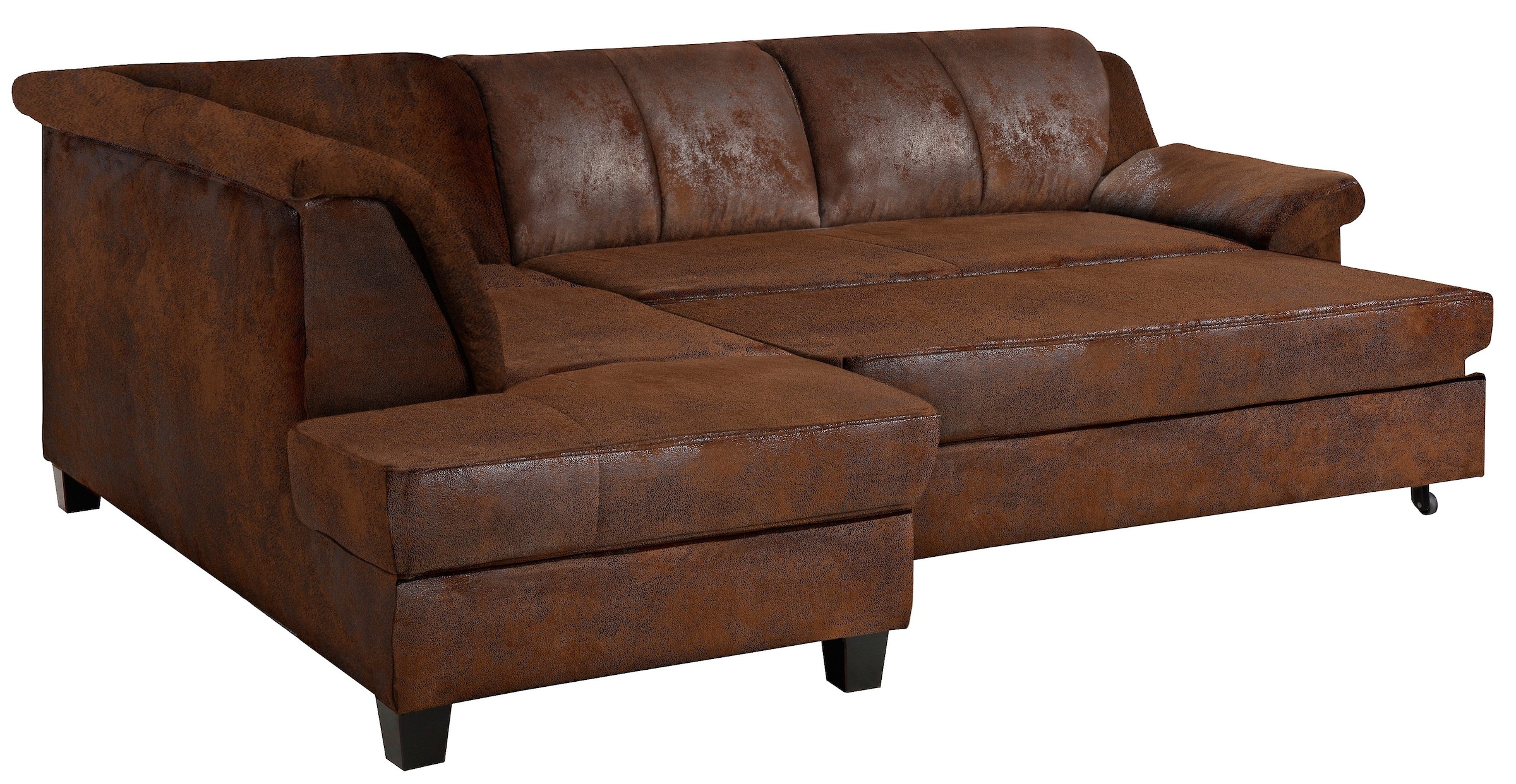 Home affaire Ecksofa »Yesterday Sitzbelastung 140 kg, L-Form«, wahlweise mit Bettfunktion, auch in Cord