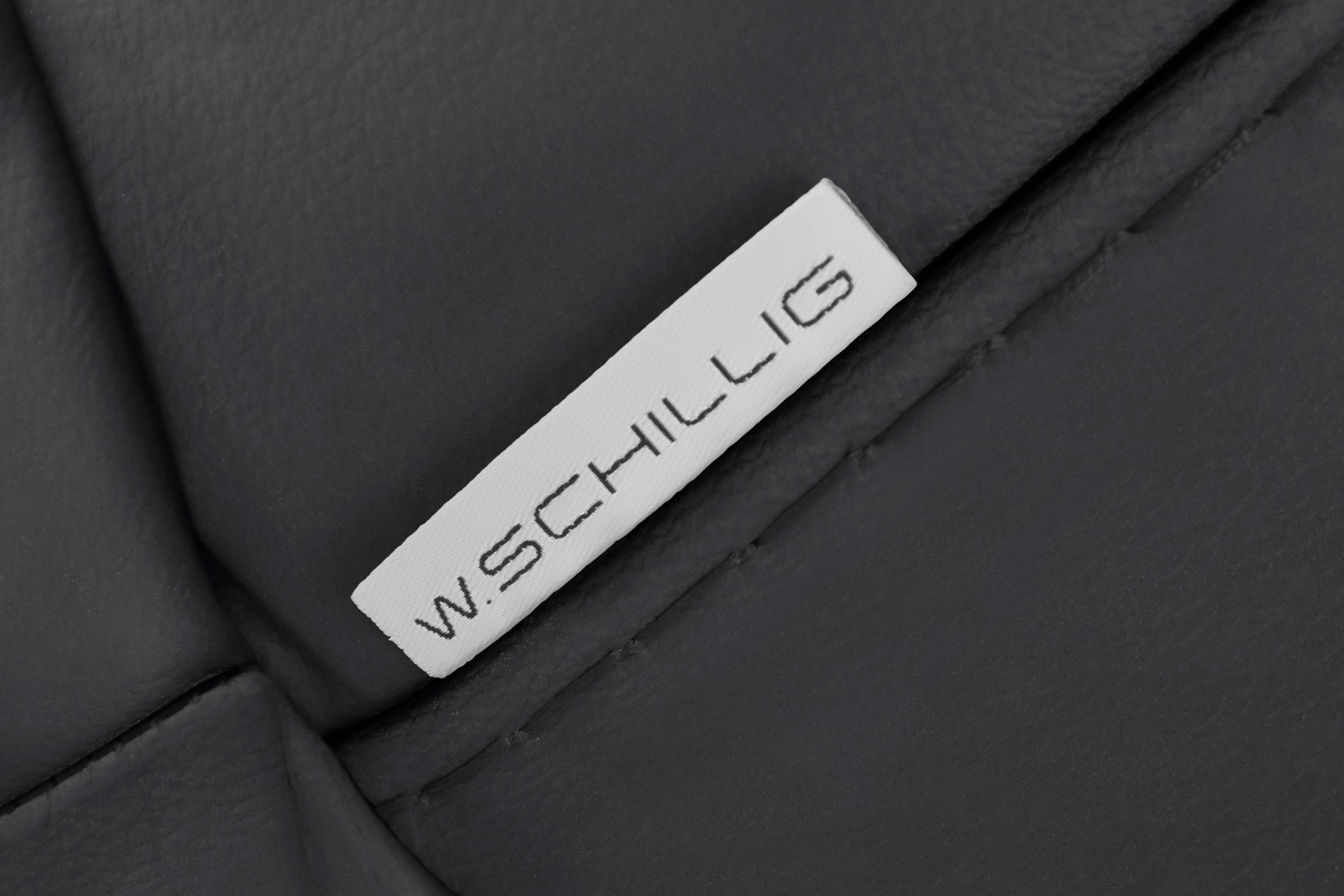 W.SCHILLIG 2-Sitzer »montanaa«, mit Metallfüßen in Schwarz pulverbeschichtet, Breite 192 cm