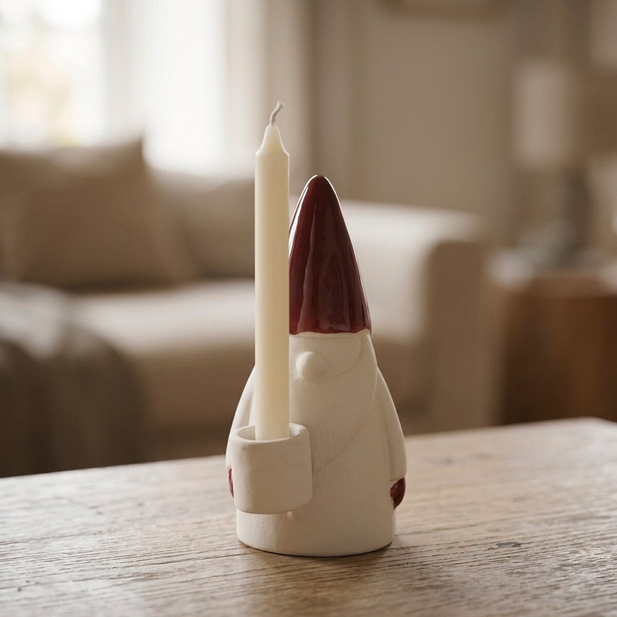 OTTO home Kerzenleuchter »zwei verschiedene Höhen« Zweiteiliges Set im festlichen Weihnachtsmann-Design