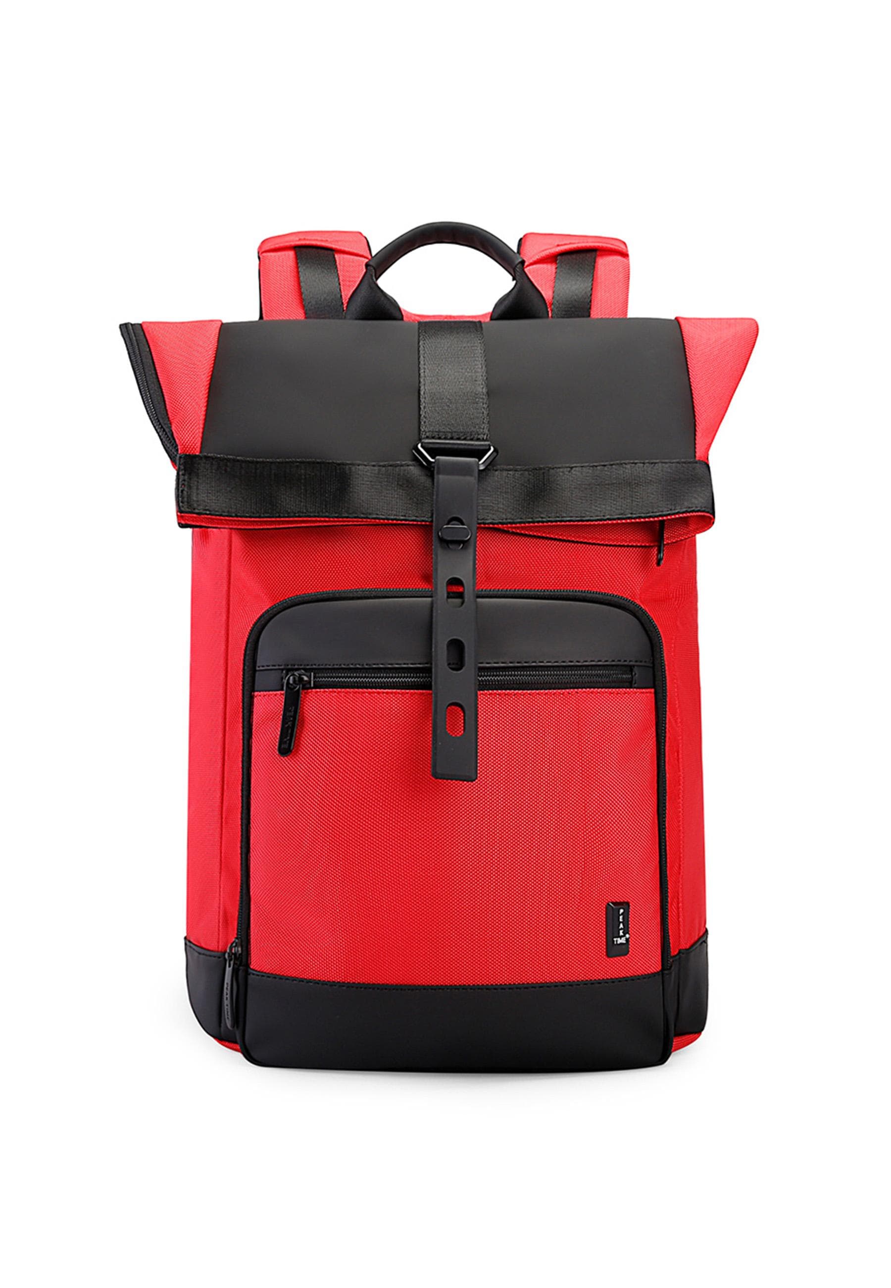 PEAK TIME Tagesrucksack »PT-303«, Cityrucksack mit Rolltop