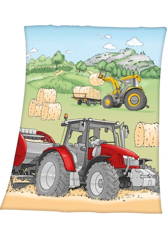 Herding Young Collection Kinderdecke »Traktor« su puikus Trakto...