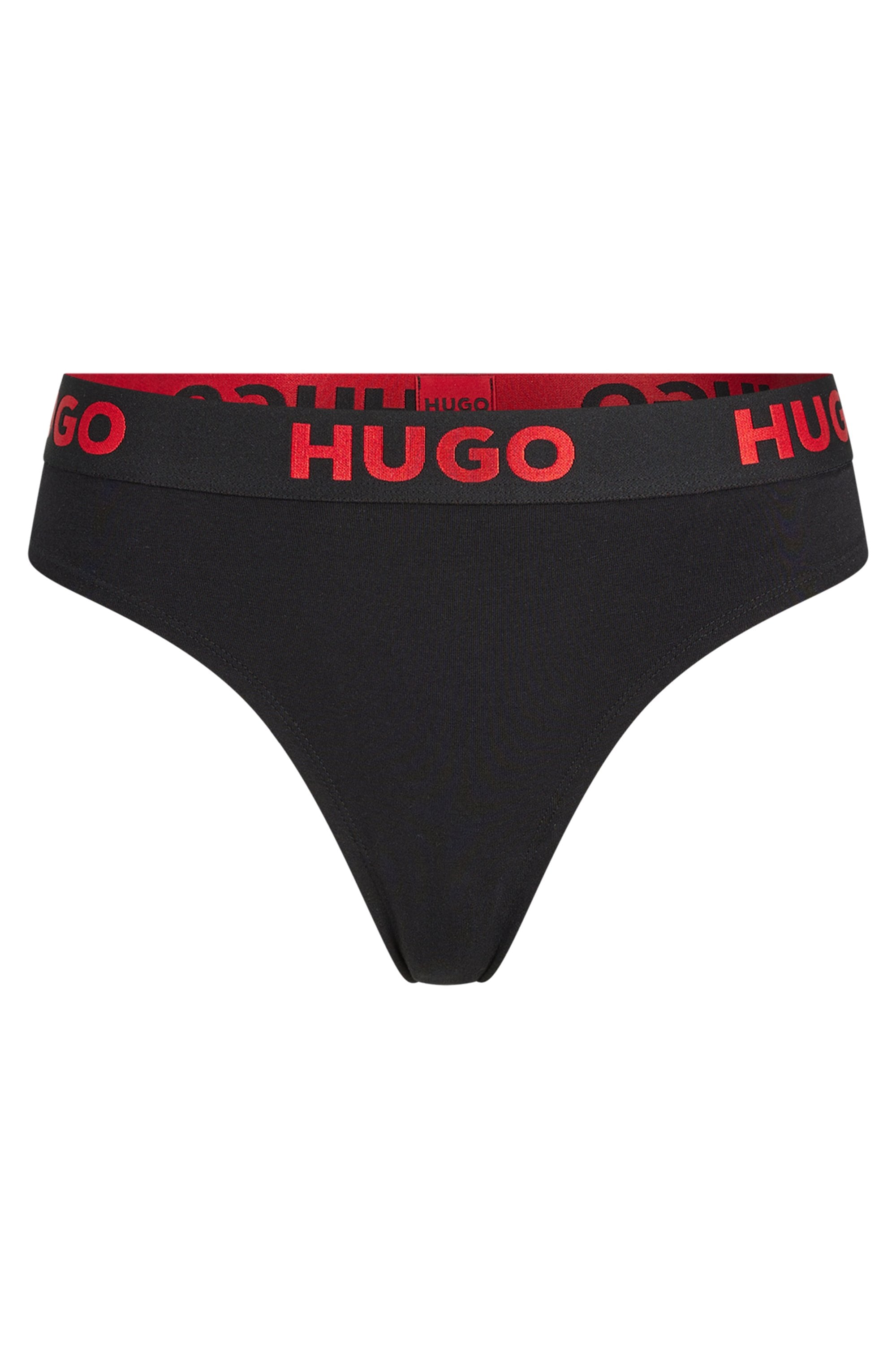 HUGO Underwear T-String »THONG SPORTY LOGO«, mit elastischem Bund