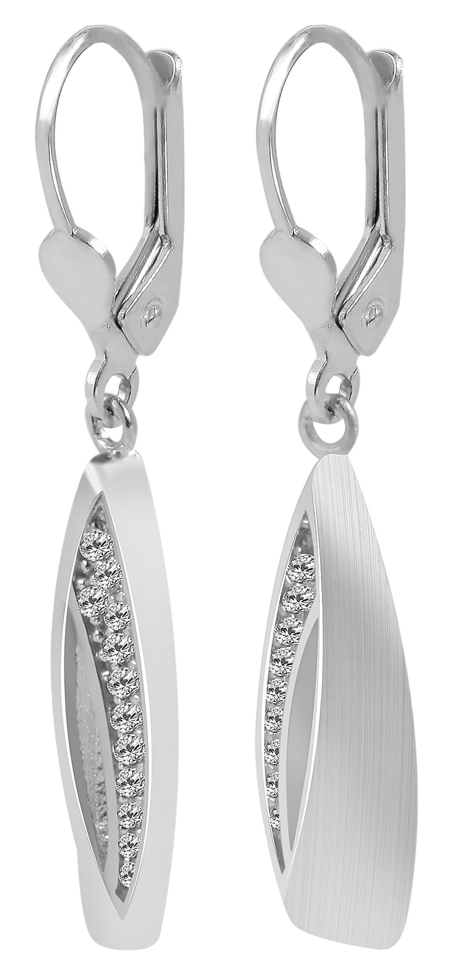 Adelia´s Paar Ohrhänger "Damen Ohrringe – Ohrhänger aus 925 Silber mit Zirk günstig online kaufen