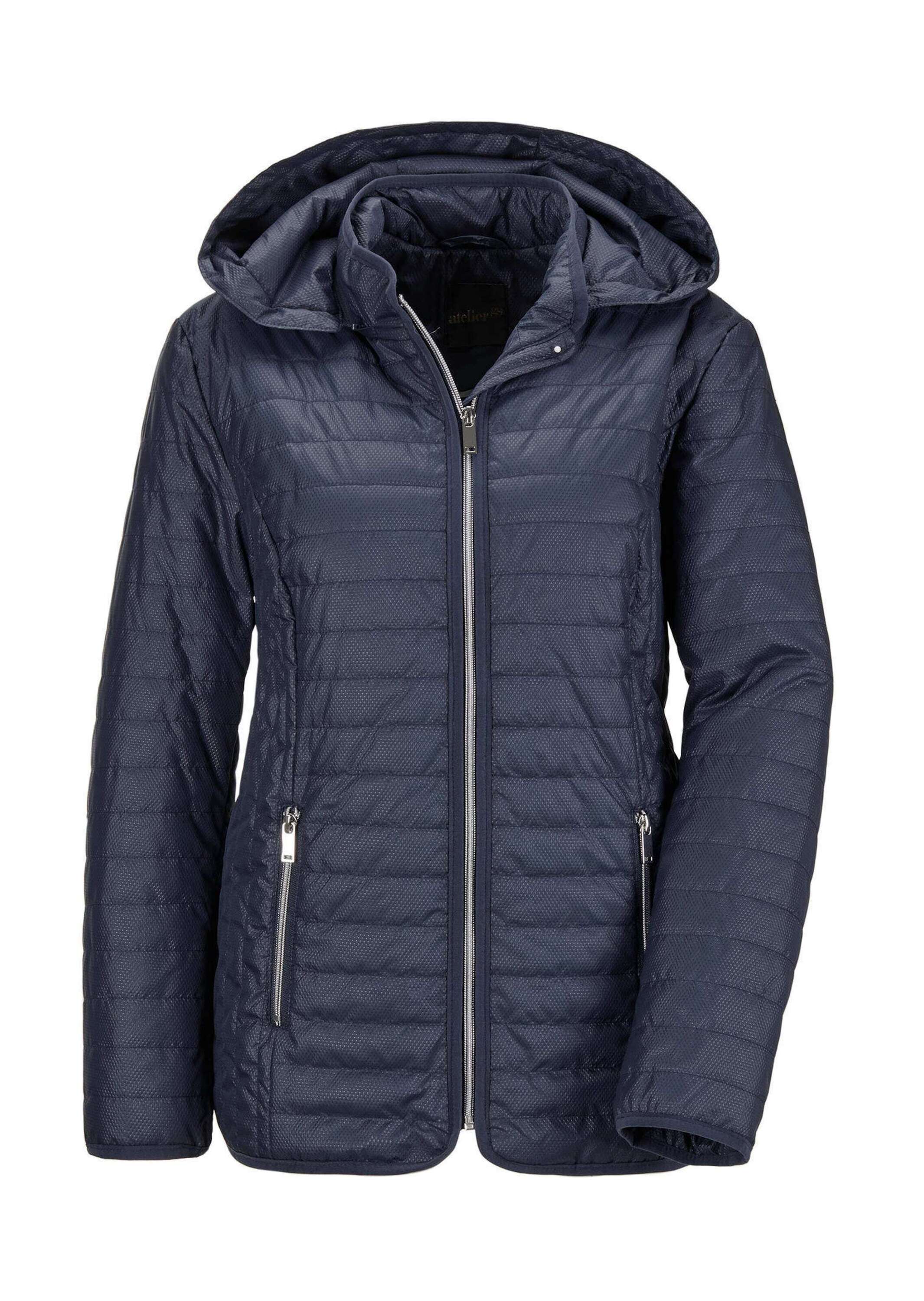 GOLDNER Steppjacke "Kapuzenjacke mit Stehkragen" Sportive Steppjacke mit leichter Wattierung