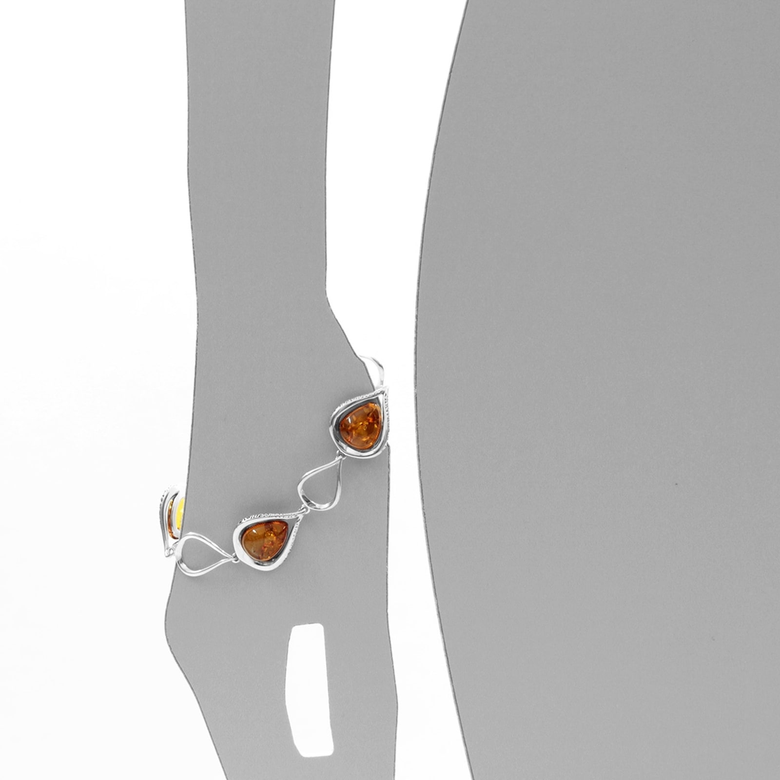 OSTSEE-SCHMUCK Armband »- Nicoletta - Silber 925/000 - Bernstein«