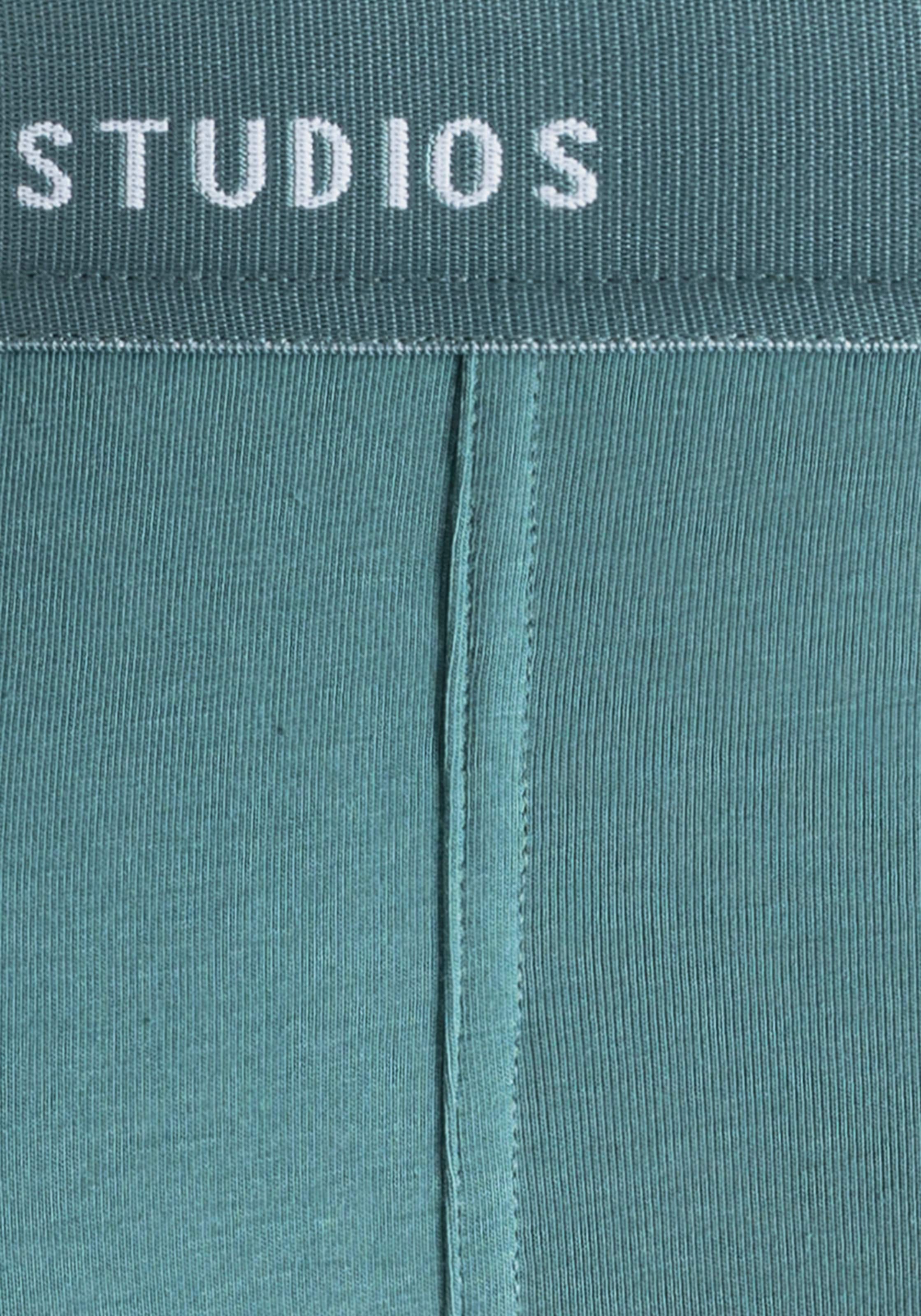 Copenhagen Studios Boxer »Boxershorts für Herren«, (3 St.), mit farbigem Logo-Bund