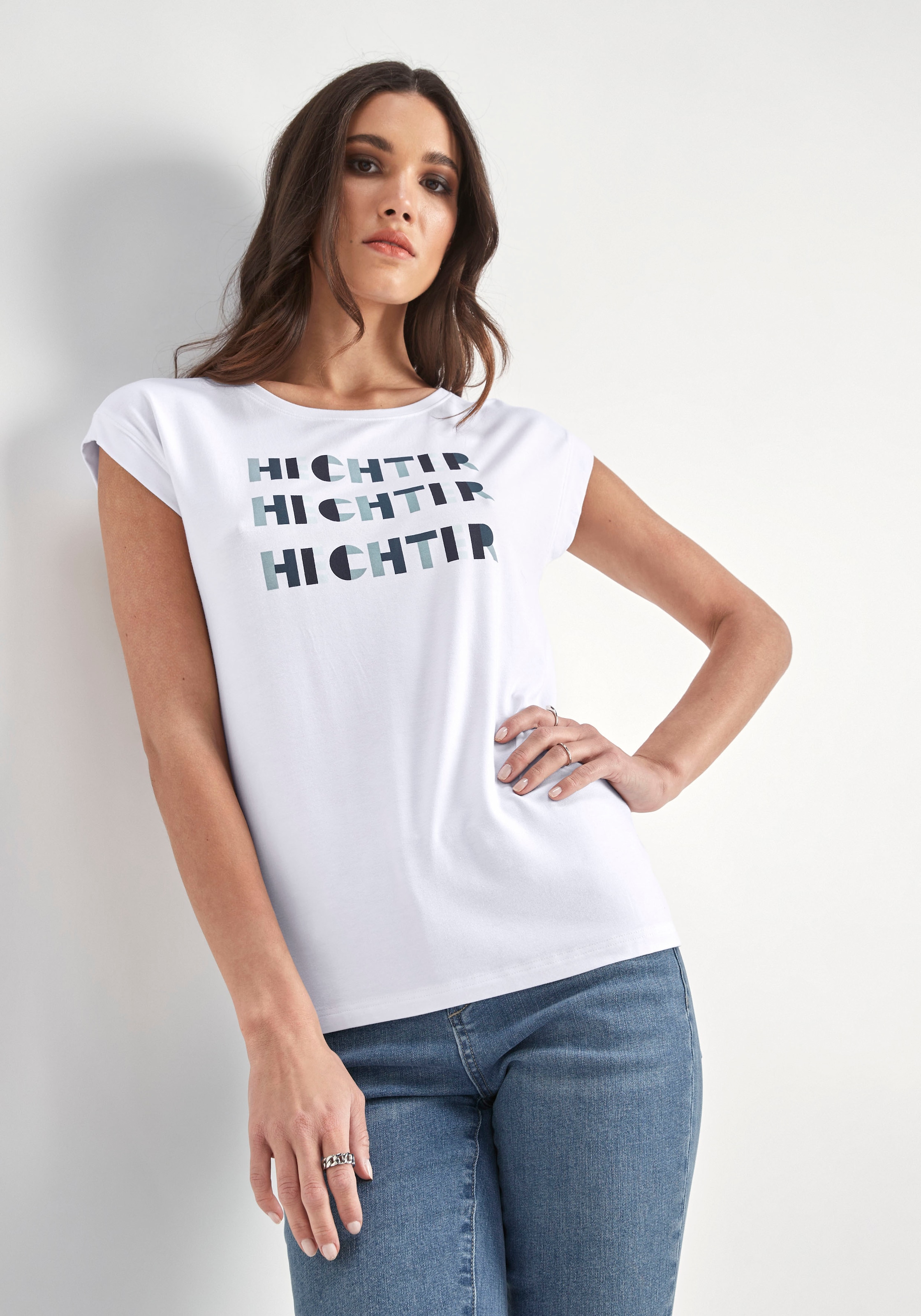 HECHTER PARIS Kurzarmshirt, mit Logodruck modischem bestellen für BAUR - | NEUE KOLLEKTION