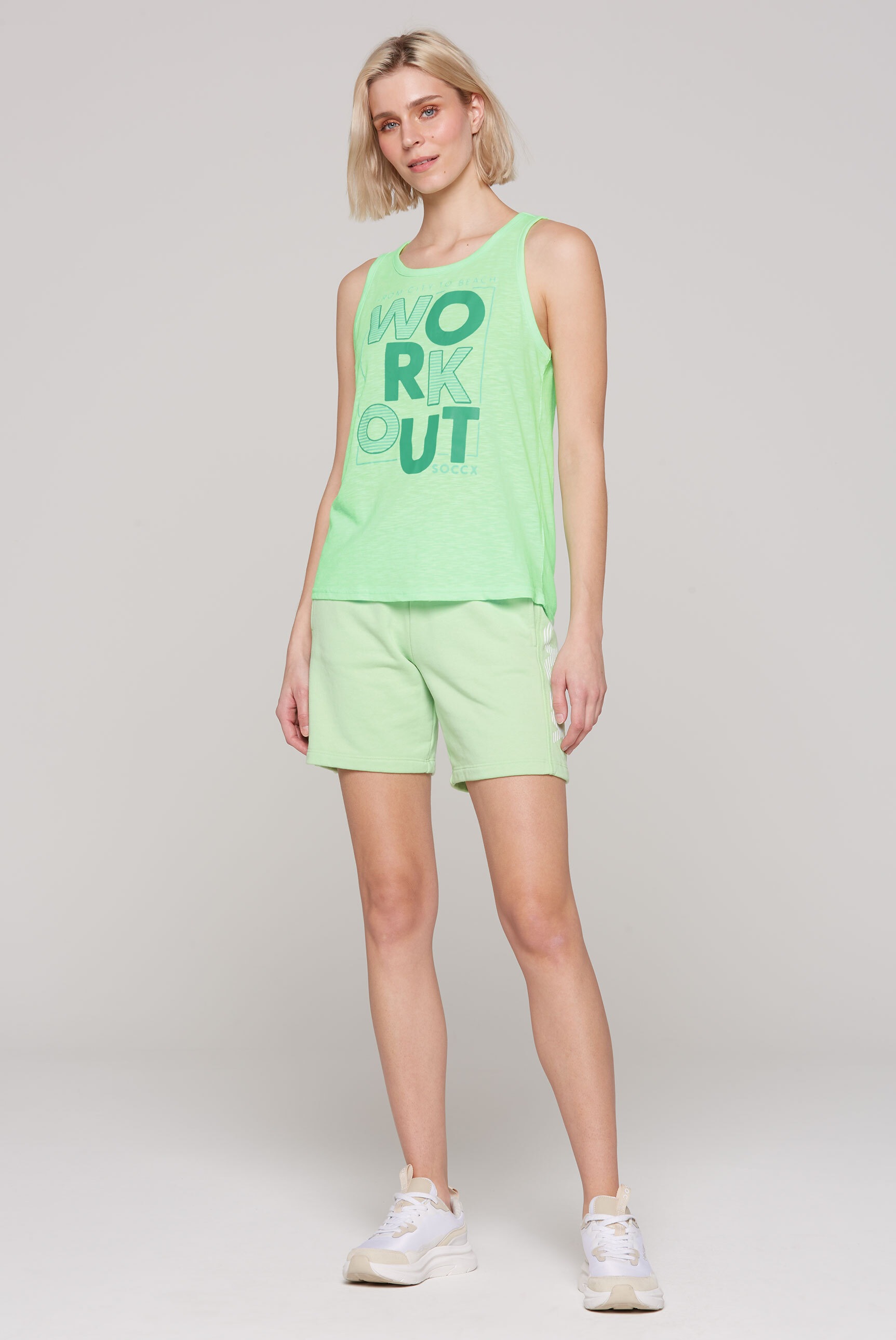SOCCX Tanktop, mit Baumwolle