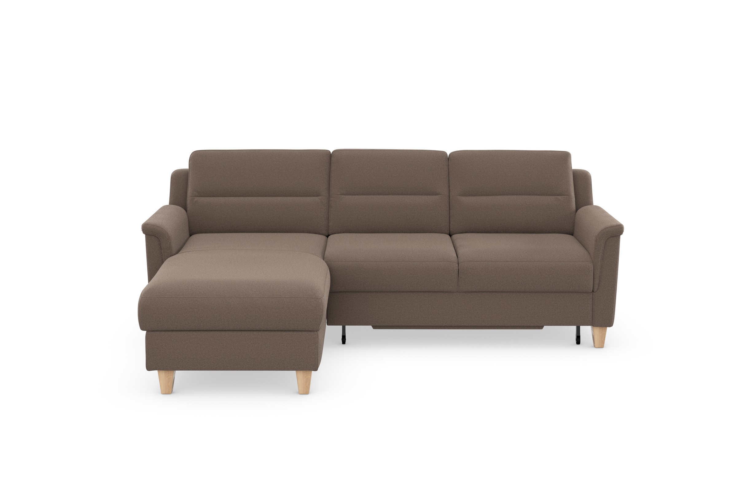 sit&more Ecksofa "Farö L-Form" inklusive Federkern, wahlweise mit Bettfunkt günstig online kaufen