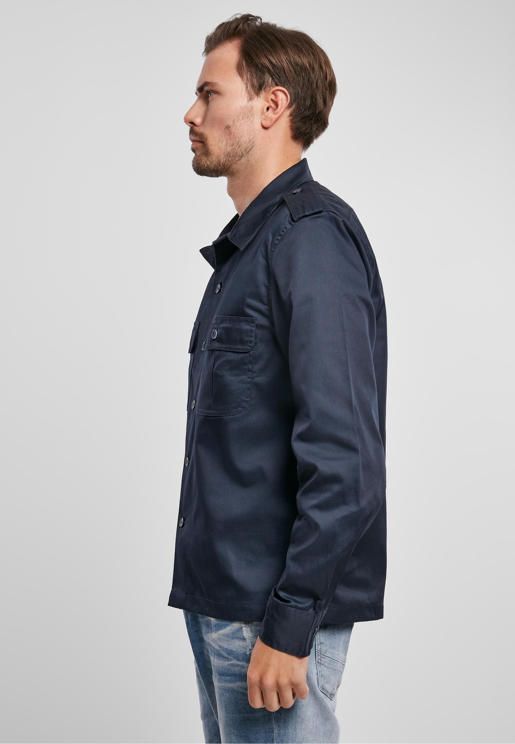 Brandit Langarmhemd »Brandit Herren US Shirt«, (1 tlg.)