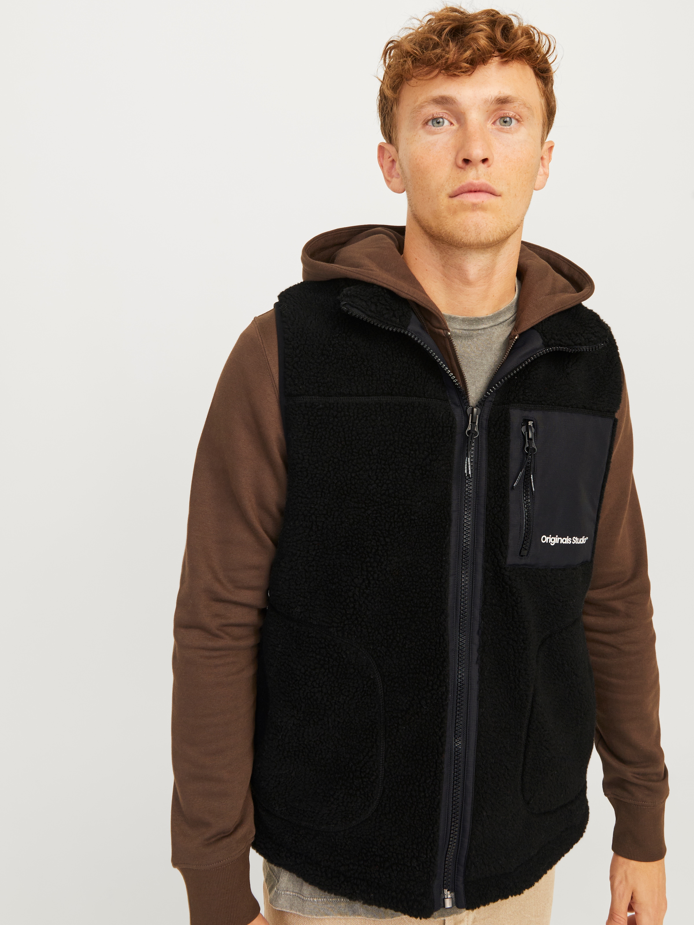 Jack & Jones Steppweste "JORVESTERBRO TEDDY BODYWARMER AW24 NOOS"