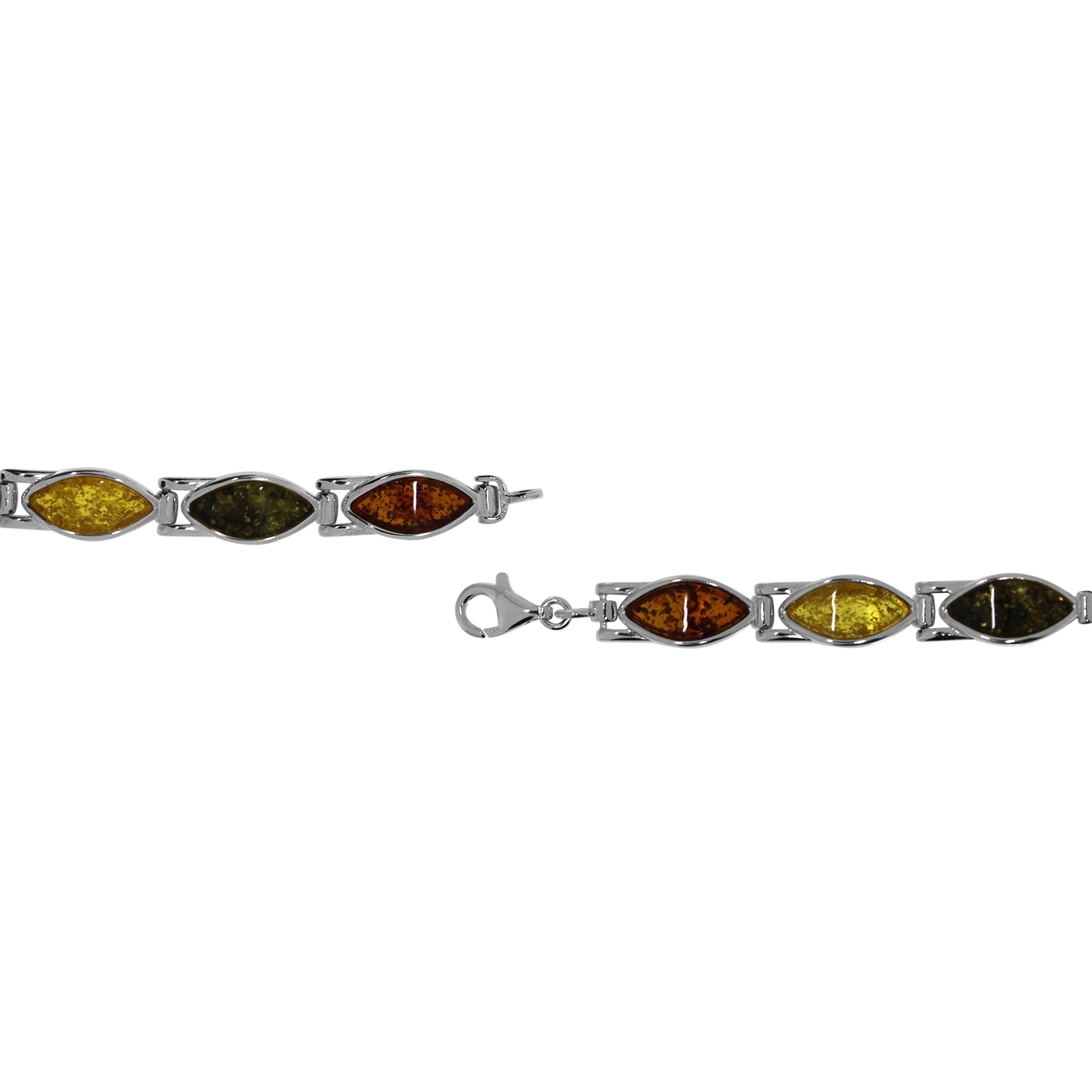 OSTSEE-SCHMUCK Armband »- Tordis - Silber 925/000 - Bernstein«