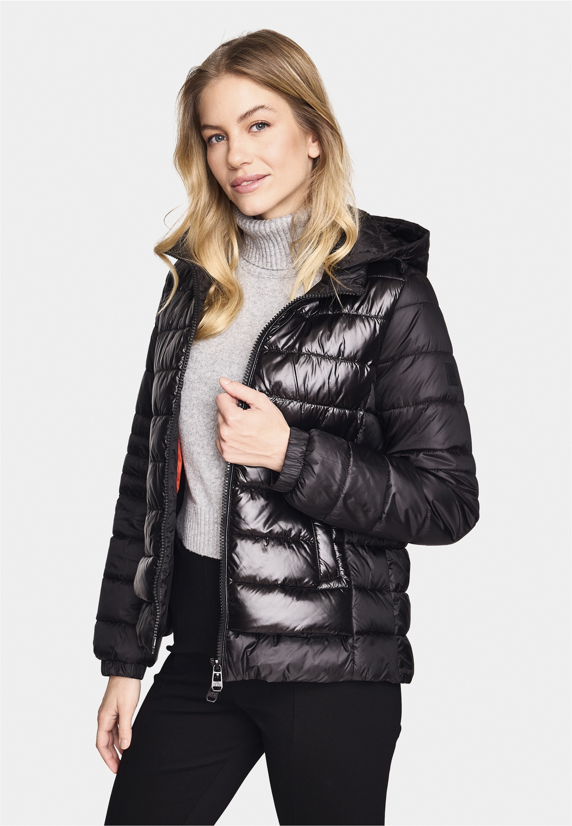 New Canadian Steppjacke, mit glänzendem Finish