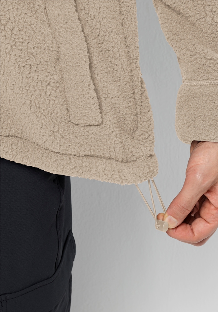Jack Wolfskin Fleecejacke »FELSLICHT HOODED JKT M«, mit Kapuze
