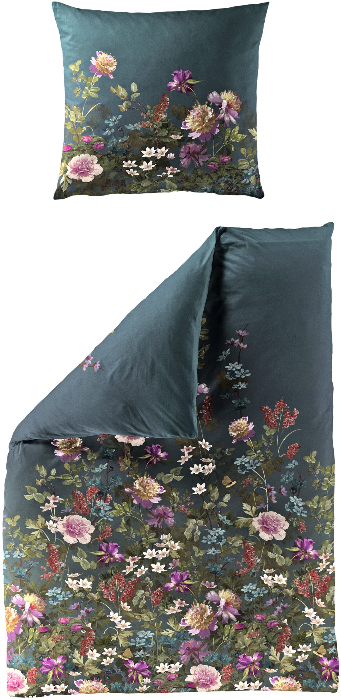 BIERBAUM Bettwäsche "5323" 2 Stk. tlg. Mako-Satin, 100 % Baumwolle, pflegel günstig online kaufen