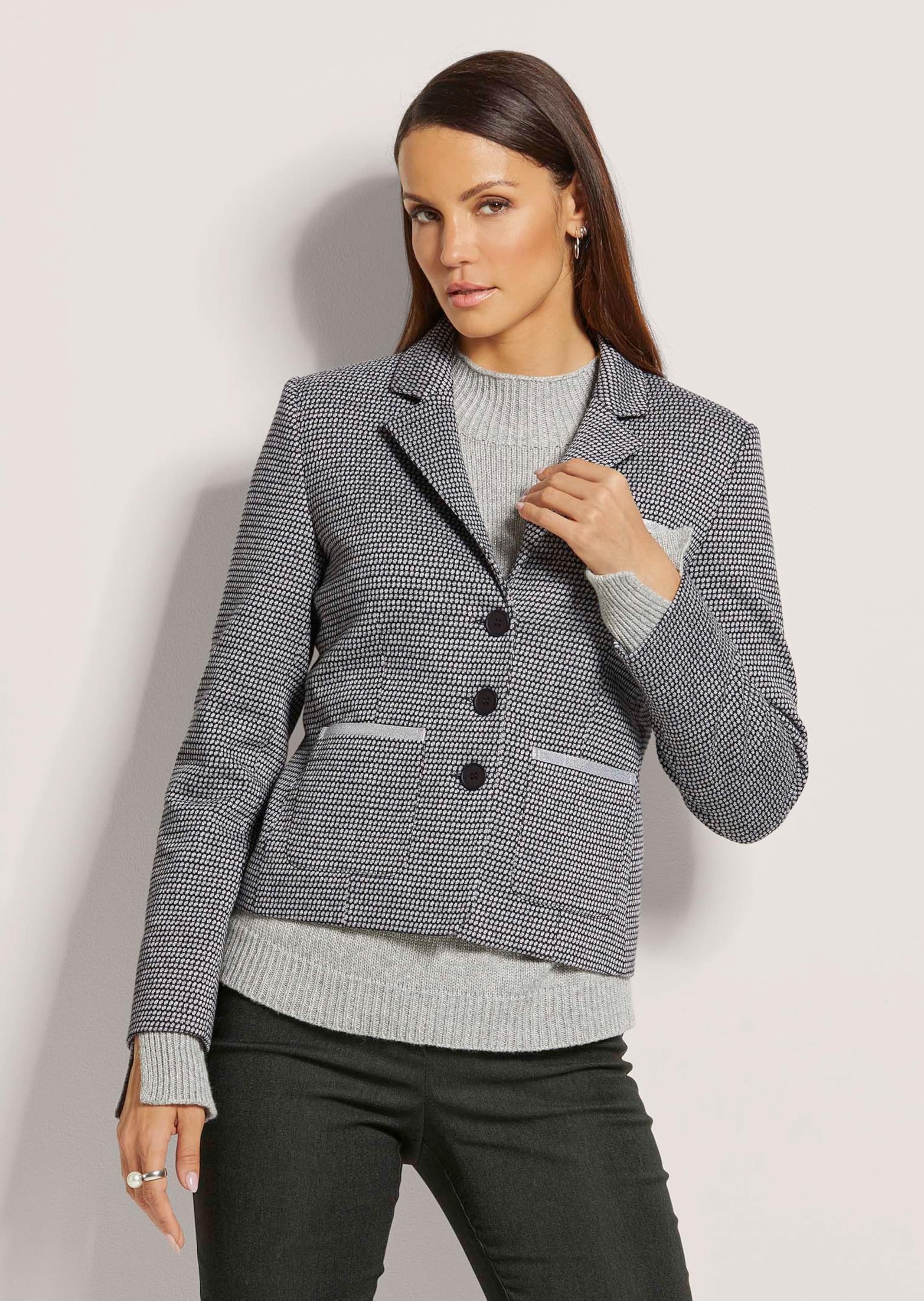MADELEINE Jerseyblazer »Jerseyblazer Kurzblazer aus Struktur-Jersey«