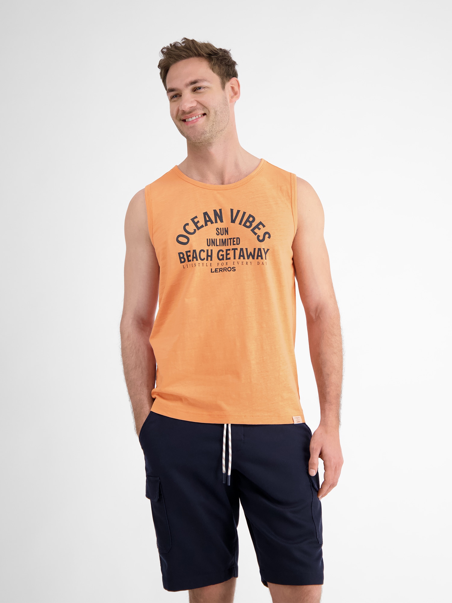 LERROS Muskelshirt »LERROS Herren Tanktop mit Brustprint«