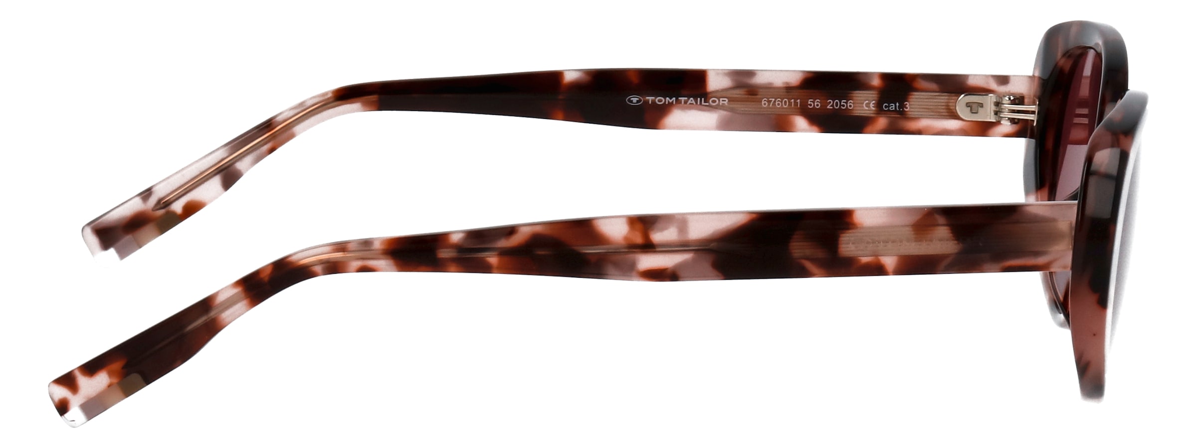 TOM TAILOR Sonnenbrille »Modell 676011« Form Feminin, Logoschriftzug auf Bügel, Kunststofffassung
