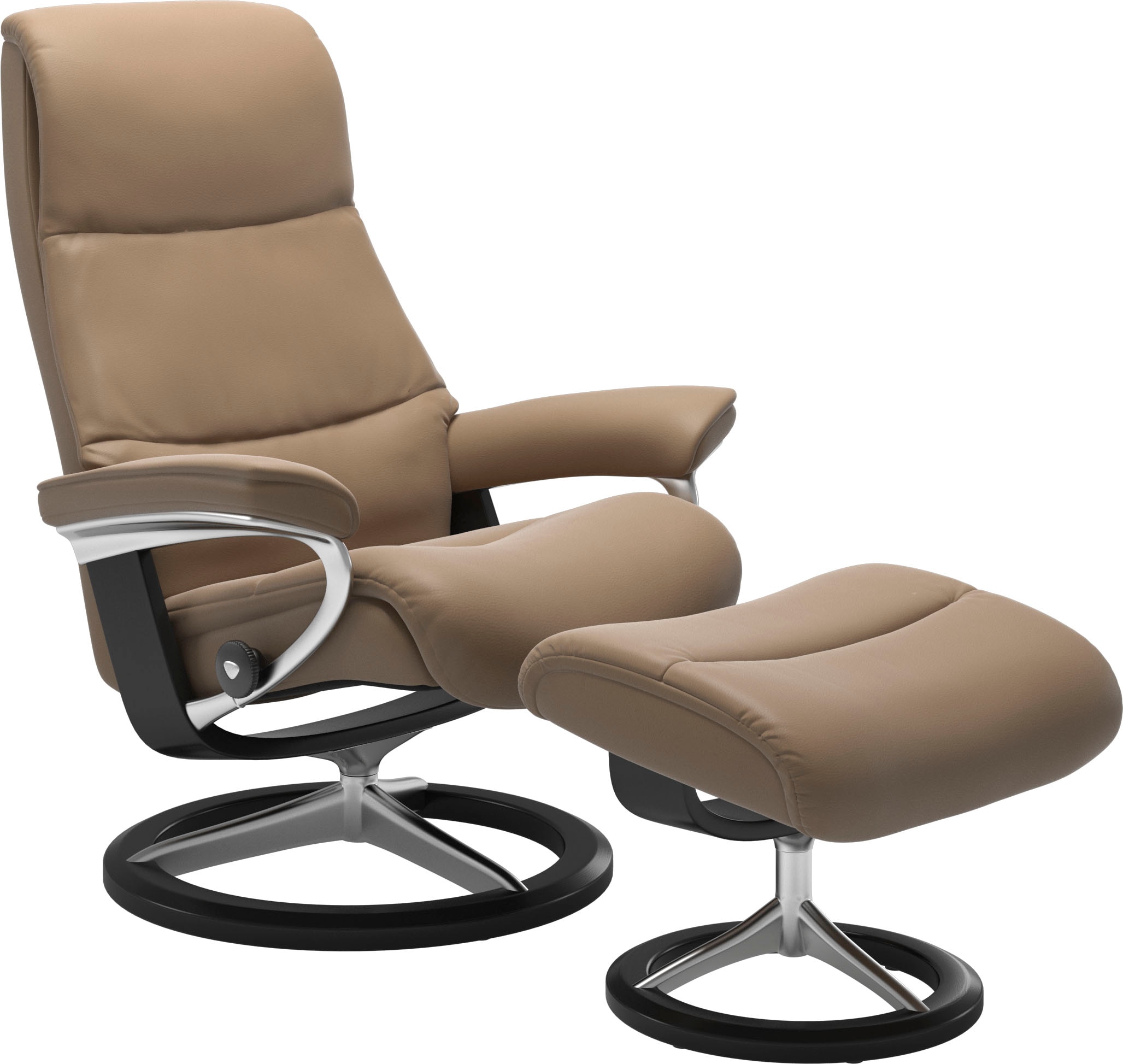 Stressless Relaxsessel "View" mit Signature Base, Größe L,Gestell Schwarz