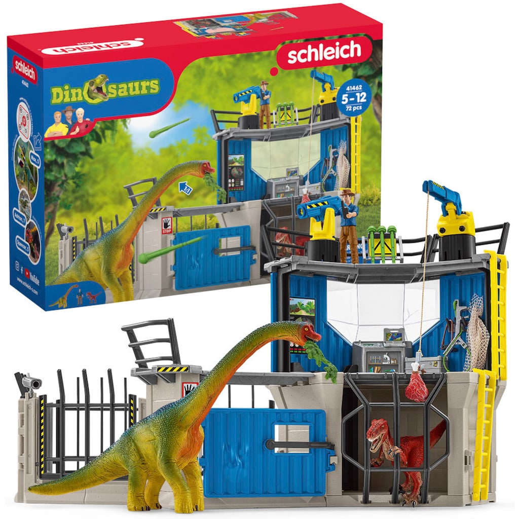 Schleich® Spielwelt »DINOSAURS, Große Dino-Forschungsstation (41462)«, (Set), ; Made in Germany