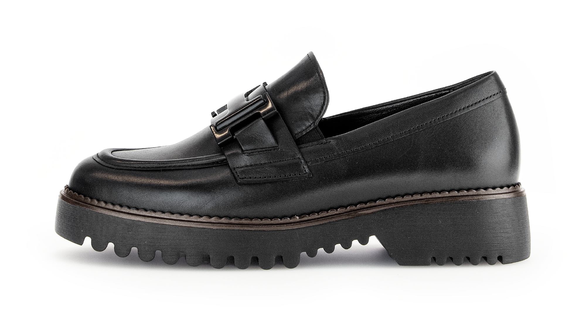 Gabor Loafer »FLORENZ«, Blockabsatz, Slipper, Businessschuh in Bequemweite G (= weit)