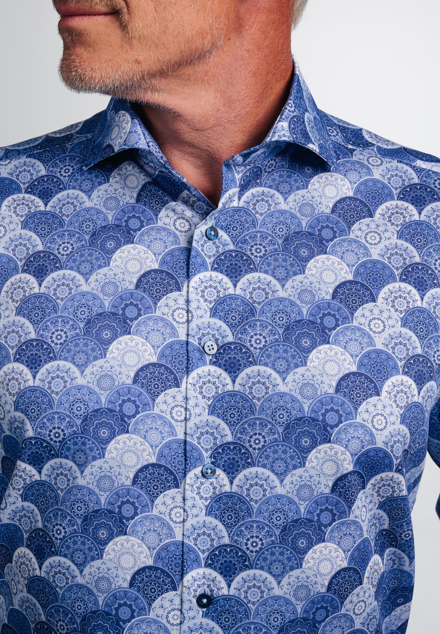 Thumbnail - Eterna Langarmhemd "COMFORT FIT" NON IRON (bügelfrei)