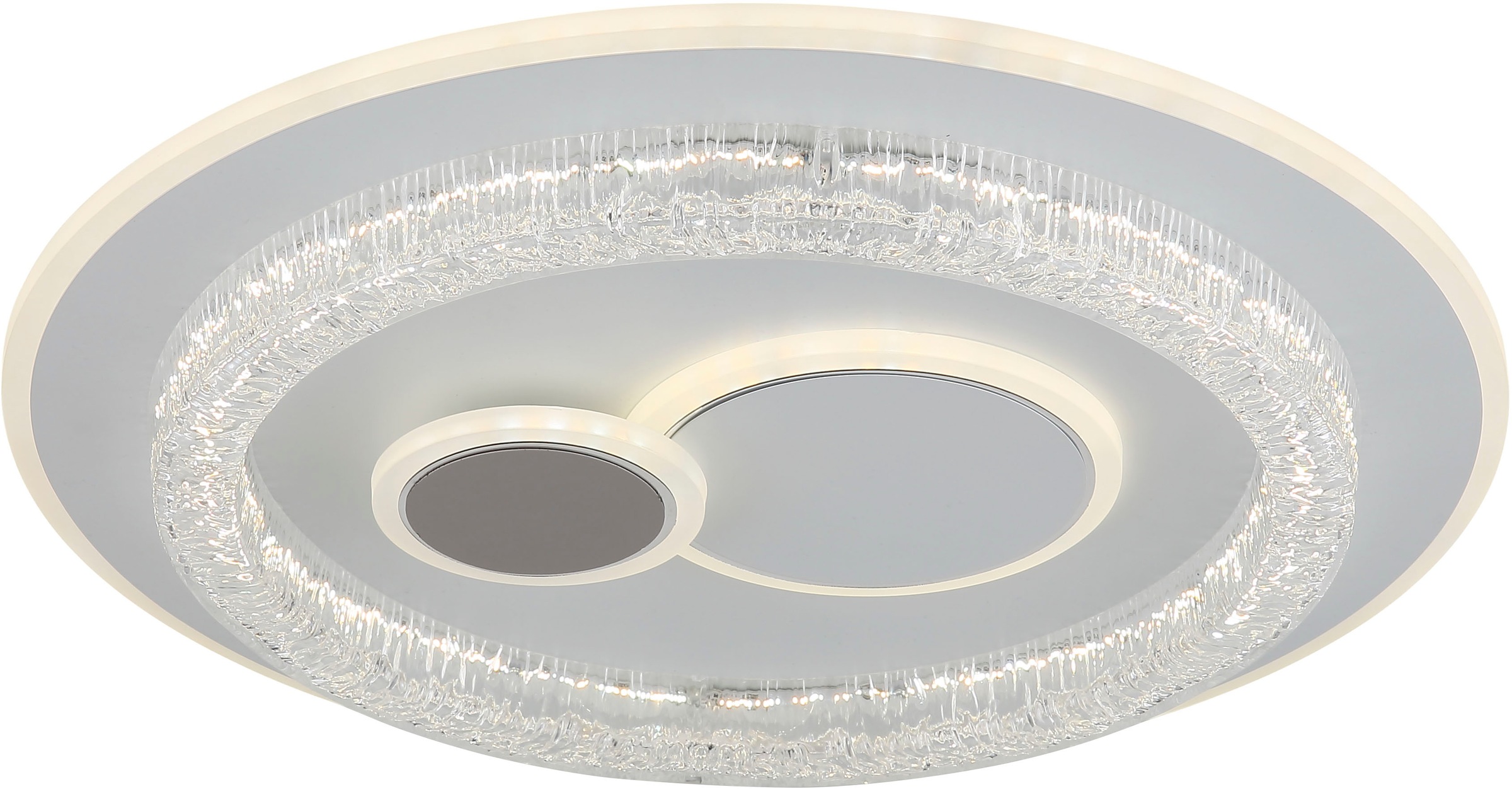 GLOBO LIGHTING Deckenleuchte »KRISWALL« LED-Modul 1 Stk. LED Deckenleuchte für Wohn- & Esszimmer weiß matt