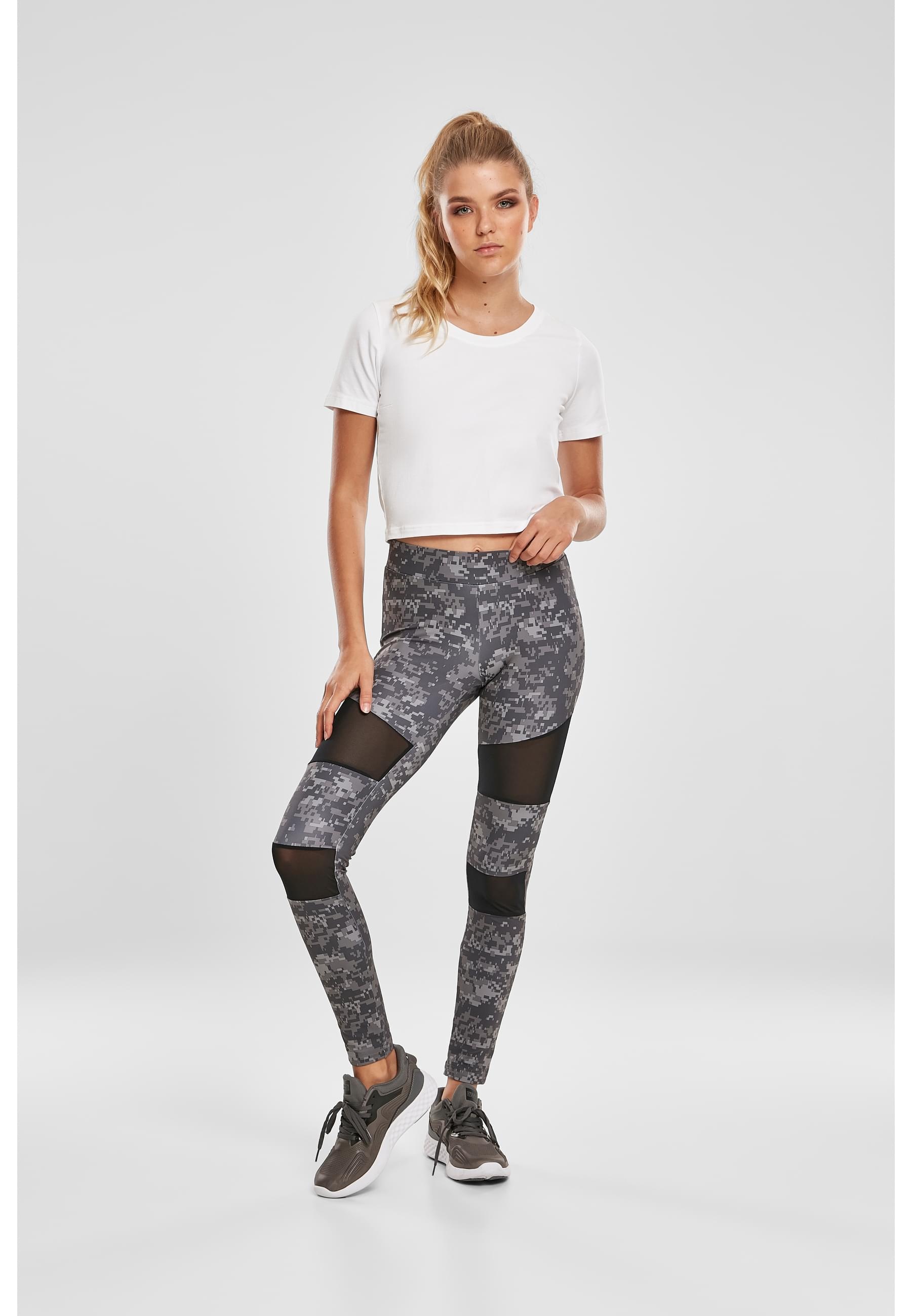 URBAN CLASSICS Leggings »Urban Classics Damen Ladies Camo Tech Mesh Leggings«, (1 tlg.)