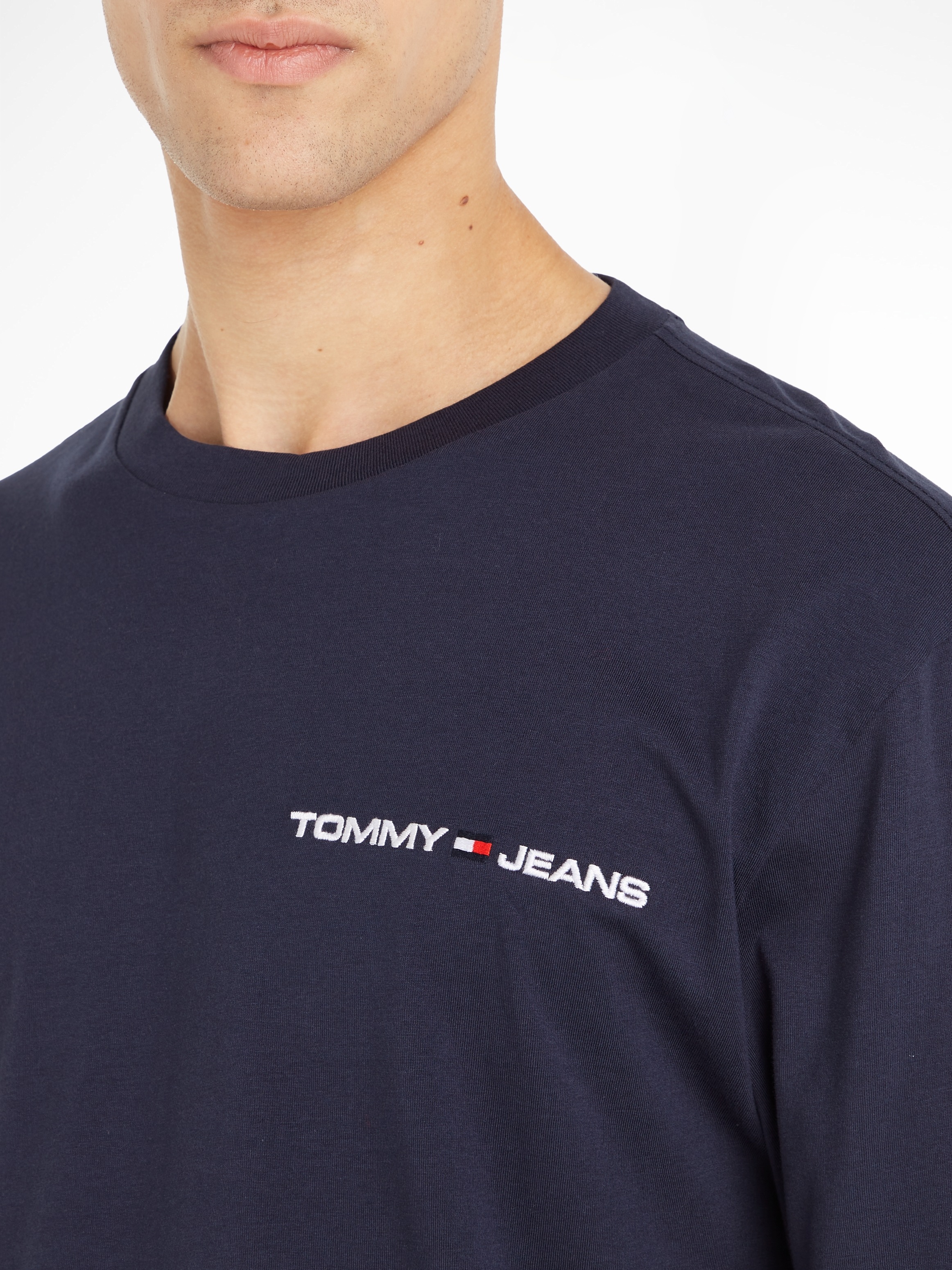 Tommy Jeans Langarmshirt »TJM CLSC TEE« LINEAR | CHEST L/S BAUR für ▷