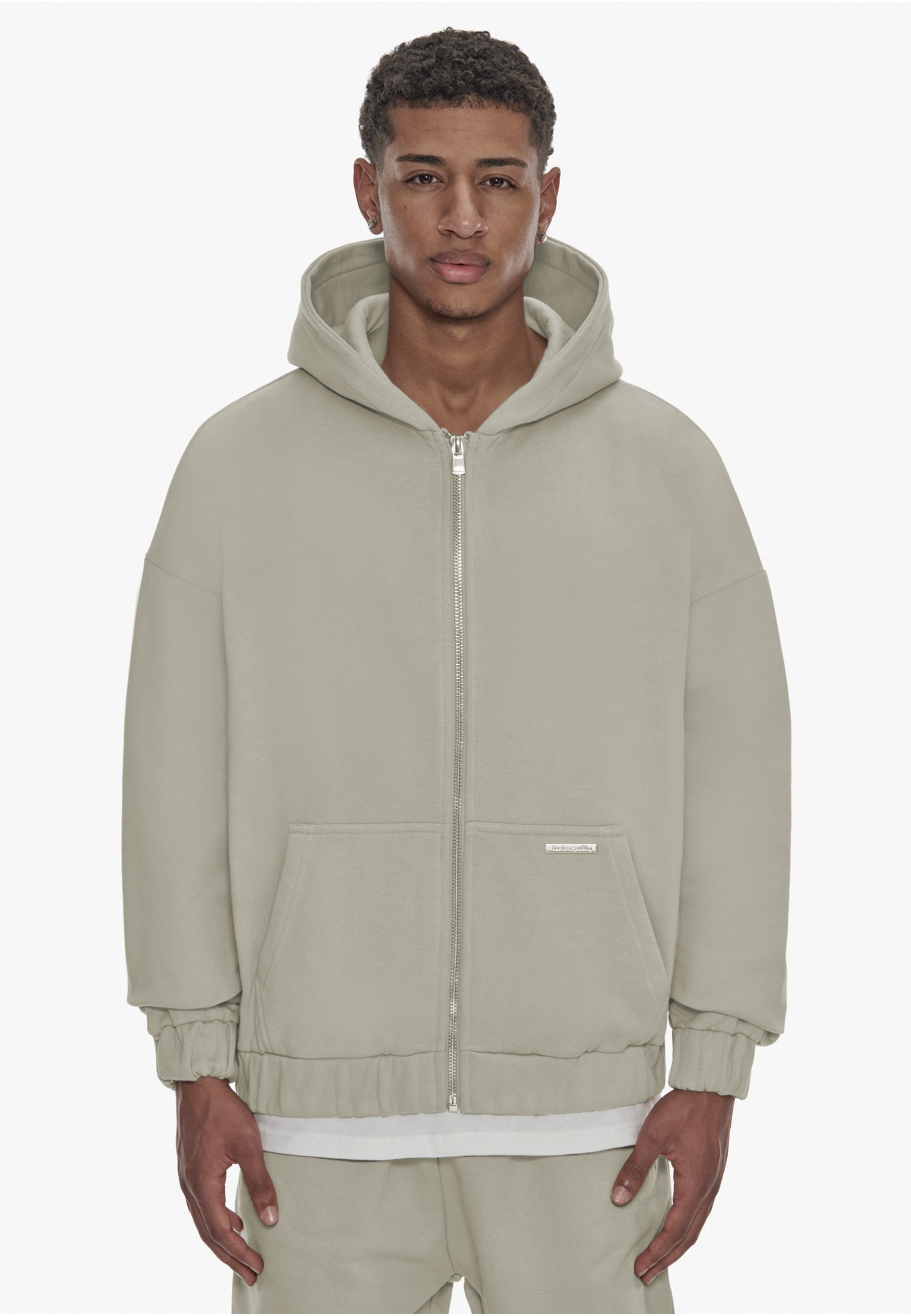 Dropsize Kapuzenpullover »Dropsize Herren Super Heavy Blank Zip-Hoodie« 1