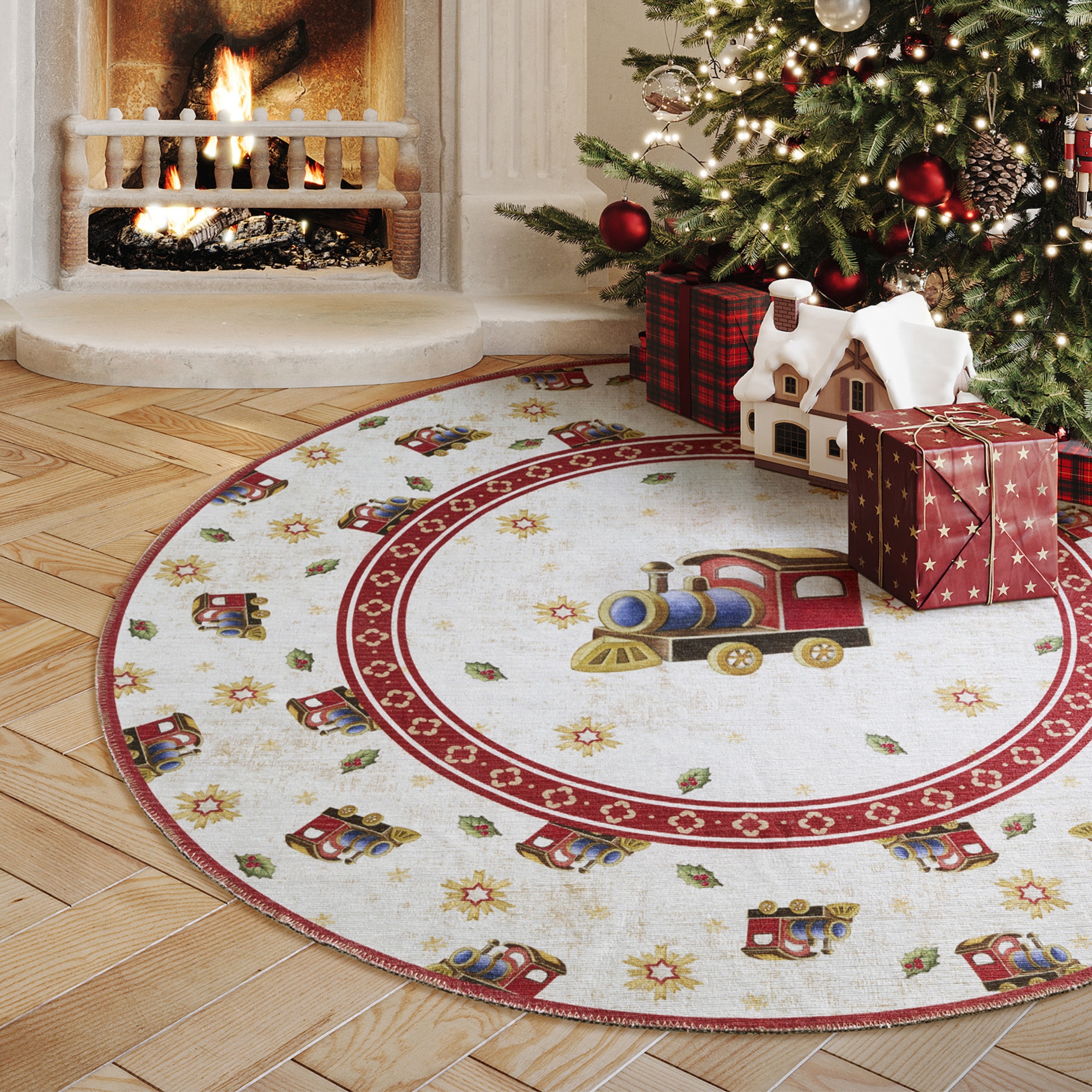 Villeroy & Boch Teppich "Toys Delight Limited Edition Santa Claus" rund 3 m günstig online kaufen