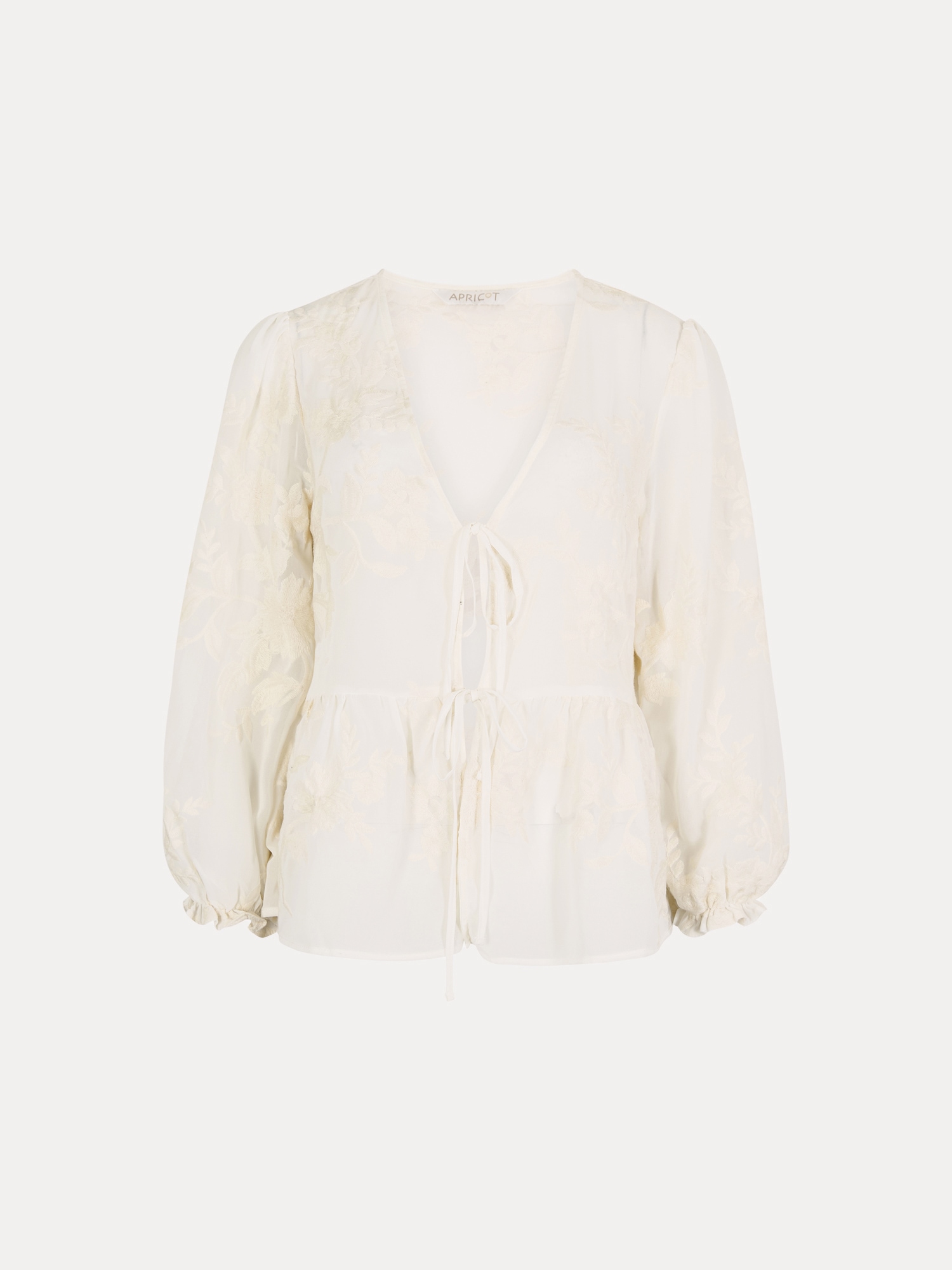 Apricot Chiffonbluse »Bluse« mit Stickerei