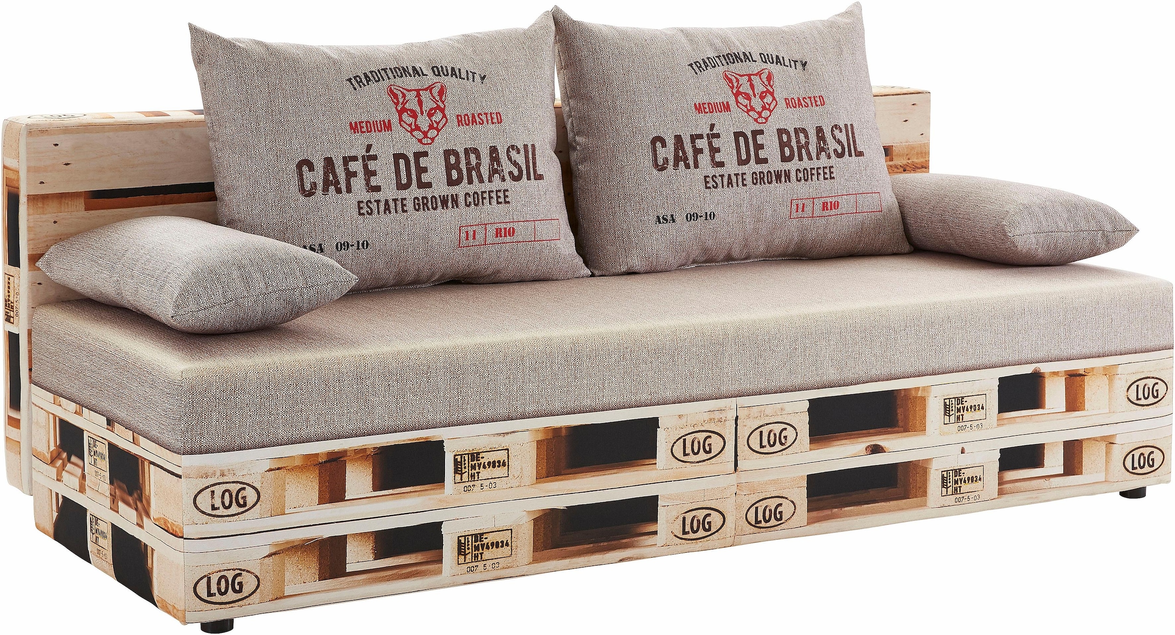 exxpo - sofa fashion Schlafsofa »Extravagantes Sofa für Individualisten mit Bettfunktion und Bettkasten« in außergewöhnlichen Bezugsvarianten, Solitärmöbel