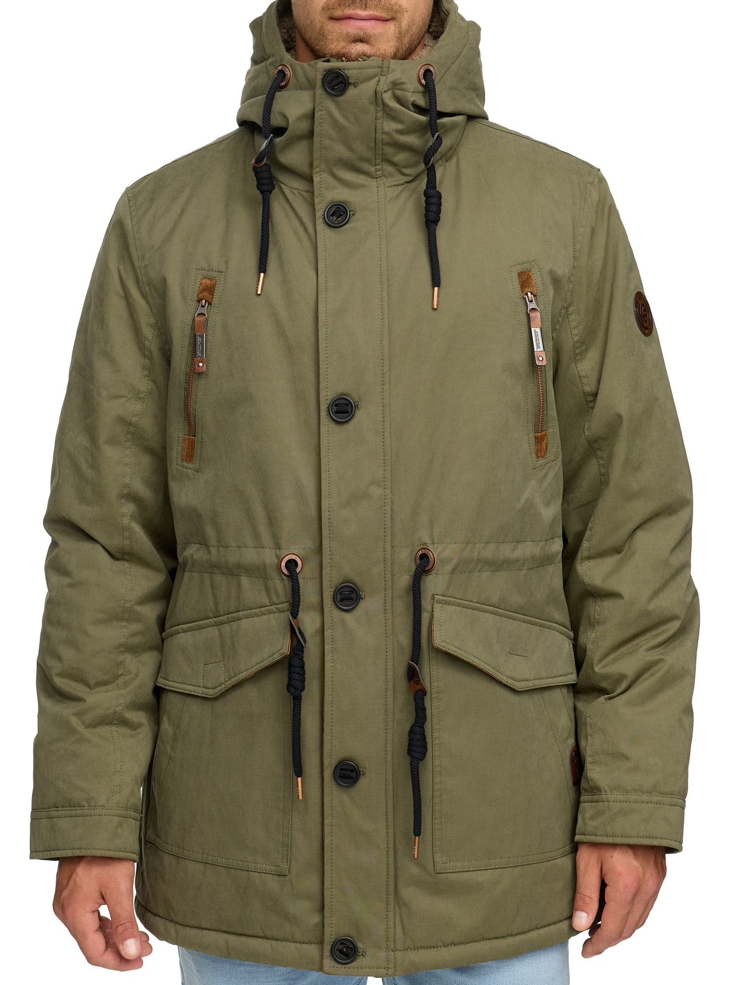 Indicode Parka "INGillespie" mit Kapuze günstig online kaufen