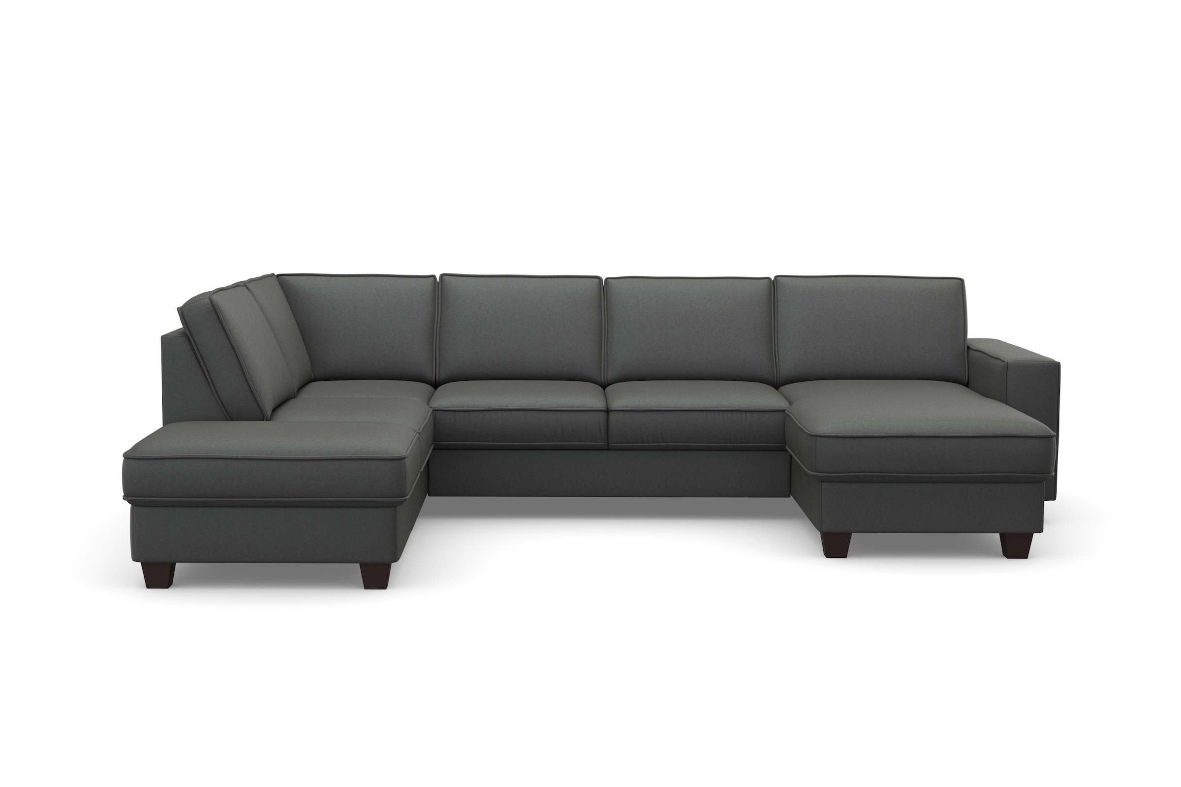 Home affaire Wohnlandschaft "County U-Form" wahlweise Ottomane links oder r günstig online kaufen