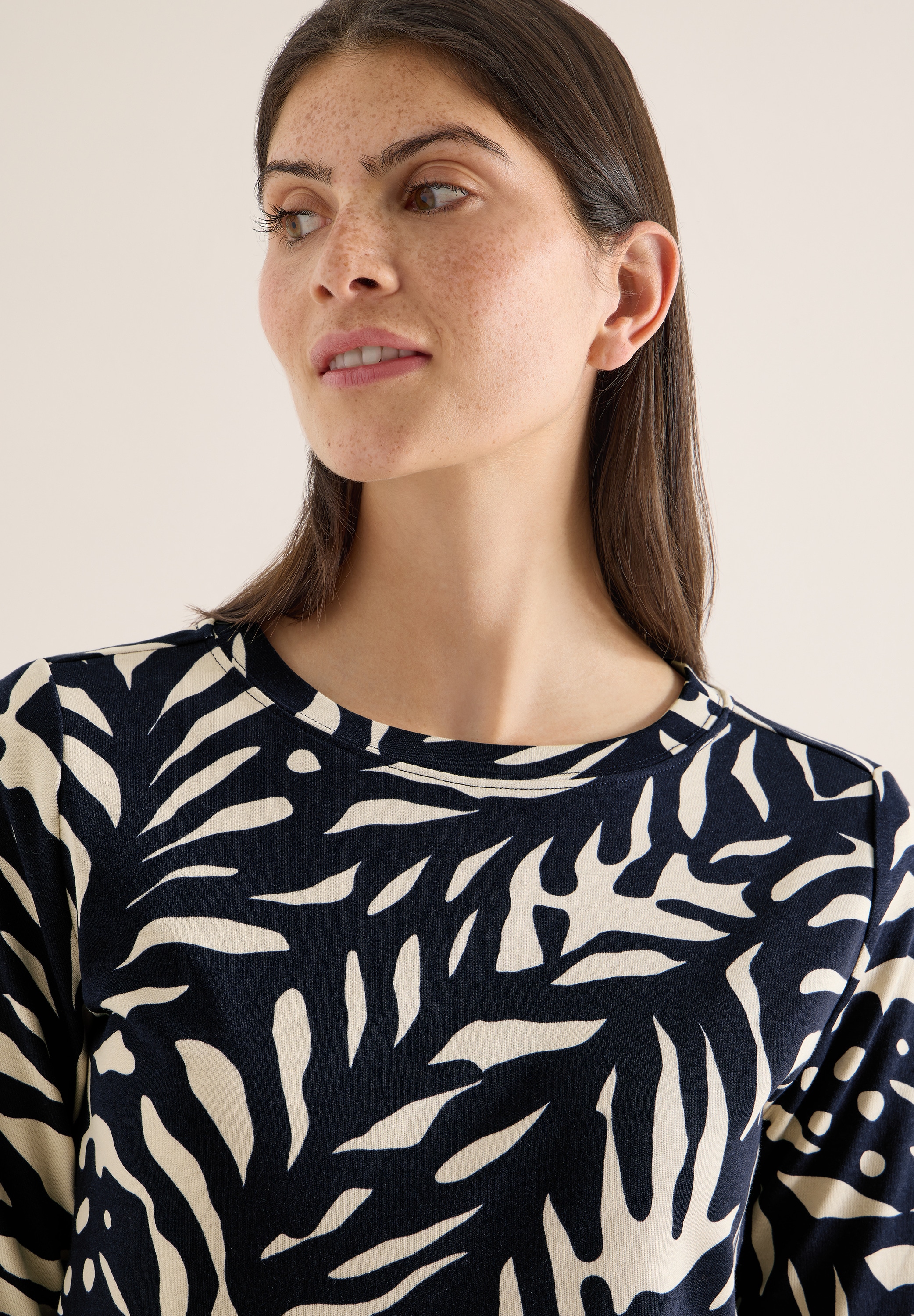 Cecil Langarmshirt mit Tunnelzug, in lässiger Passform