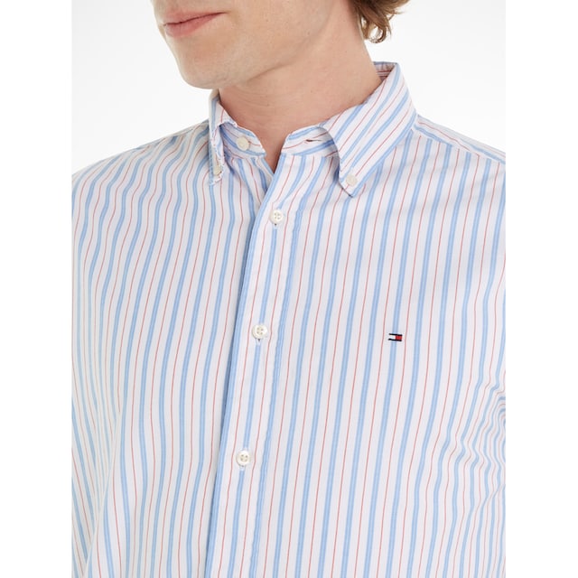 Tommy Hilfiger Langarmhemd »NATURAL SOFT EASY STP RF SHIRT«, mit Knopfleiste  ▷ für | BAUR