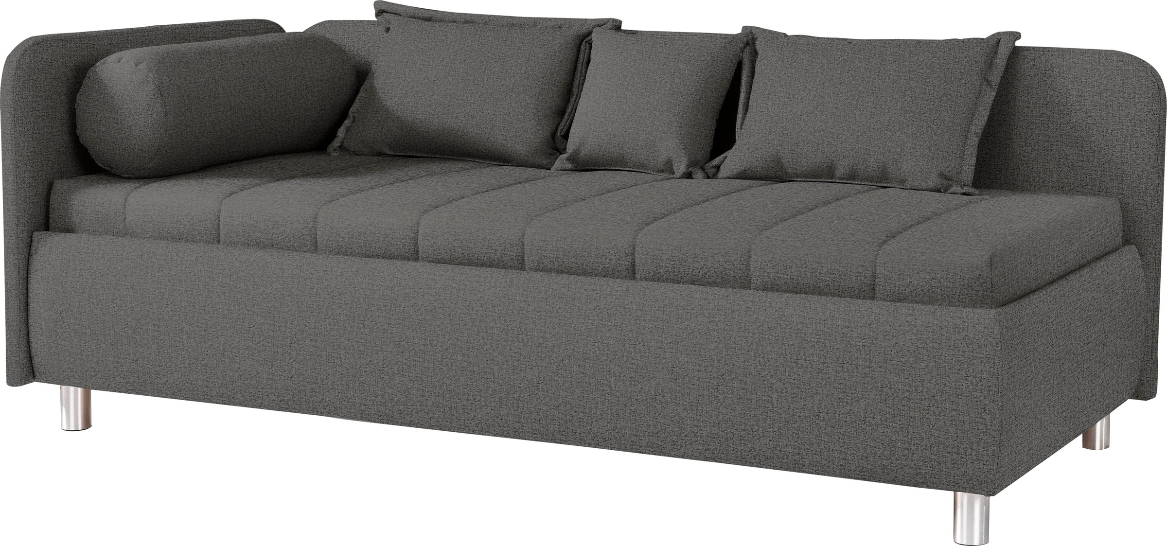 alina Schlafsofa »Kiana«, mit Bettkasten und Zierkissen, Liegefläche 90/200 cm oder 100/200 cm